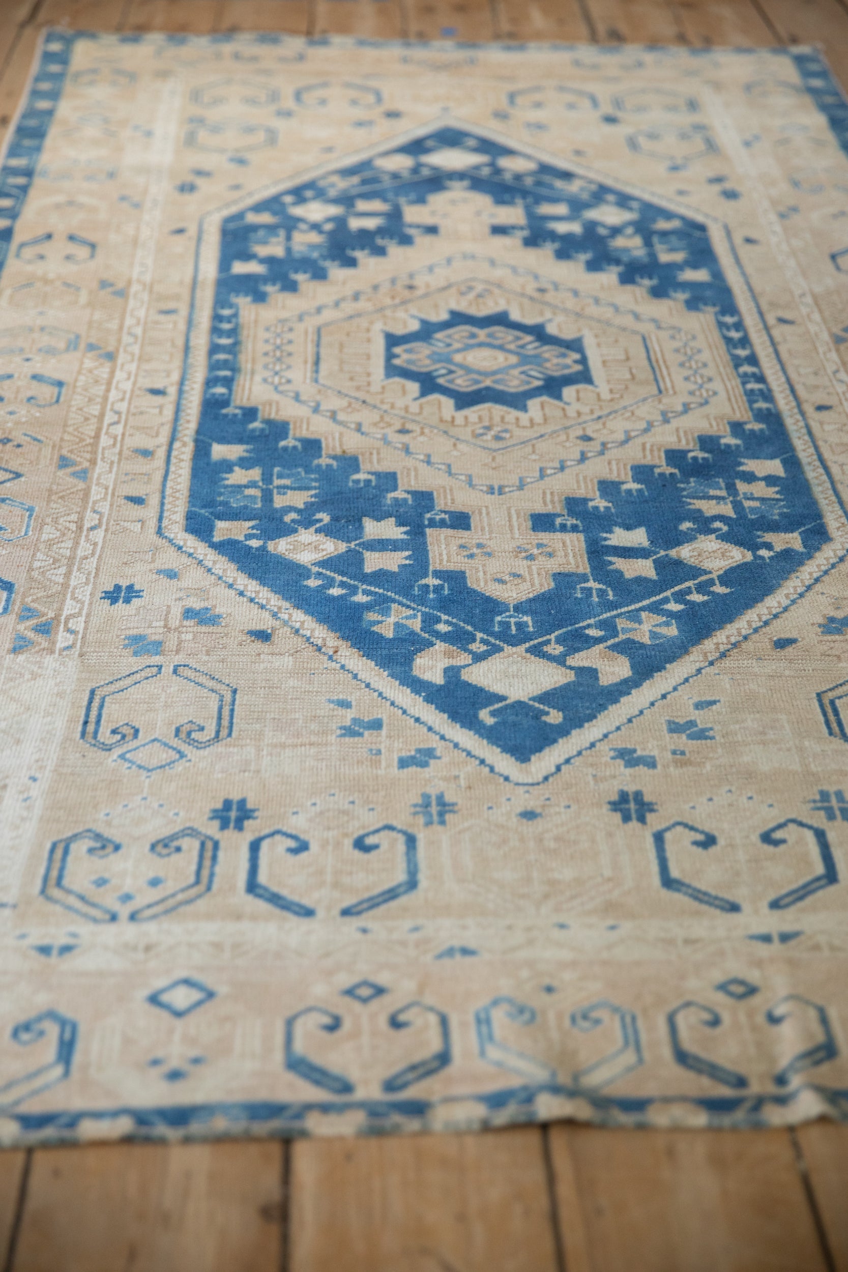 3.5x7 Vintage Distressed Oushak Rug Runner by Old New House® - product image 5 for Resin Society