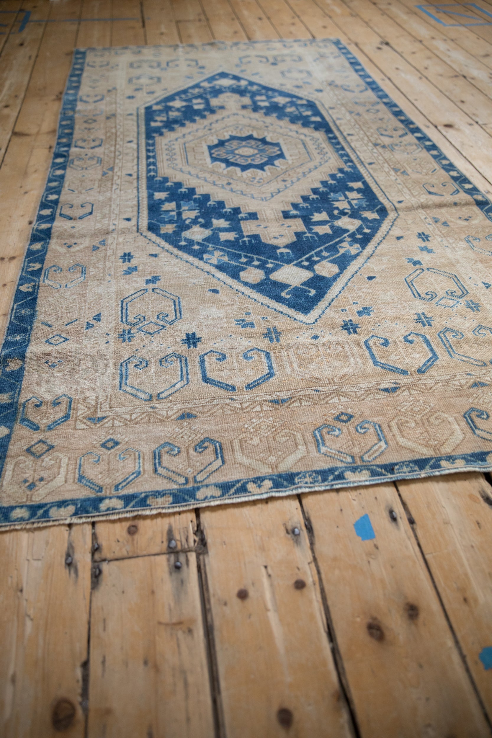 3.5x7 Vintage Distressed Oushak Rug Runner by Old New House® - product image 8 for Resin Society