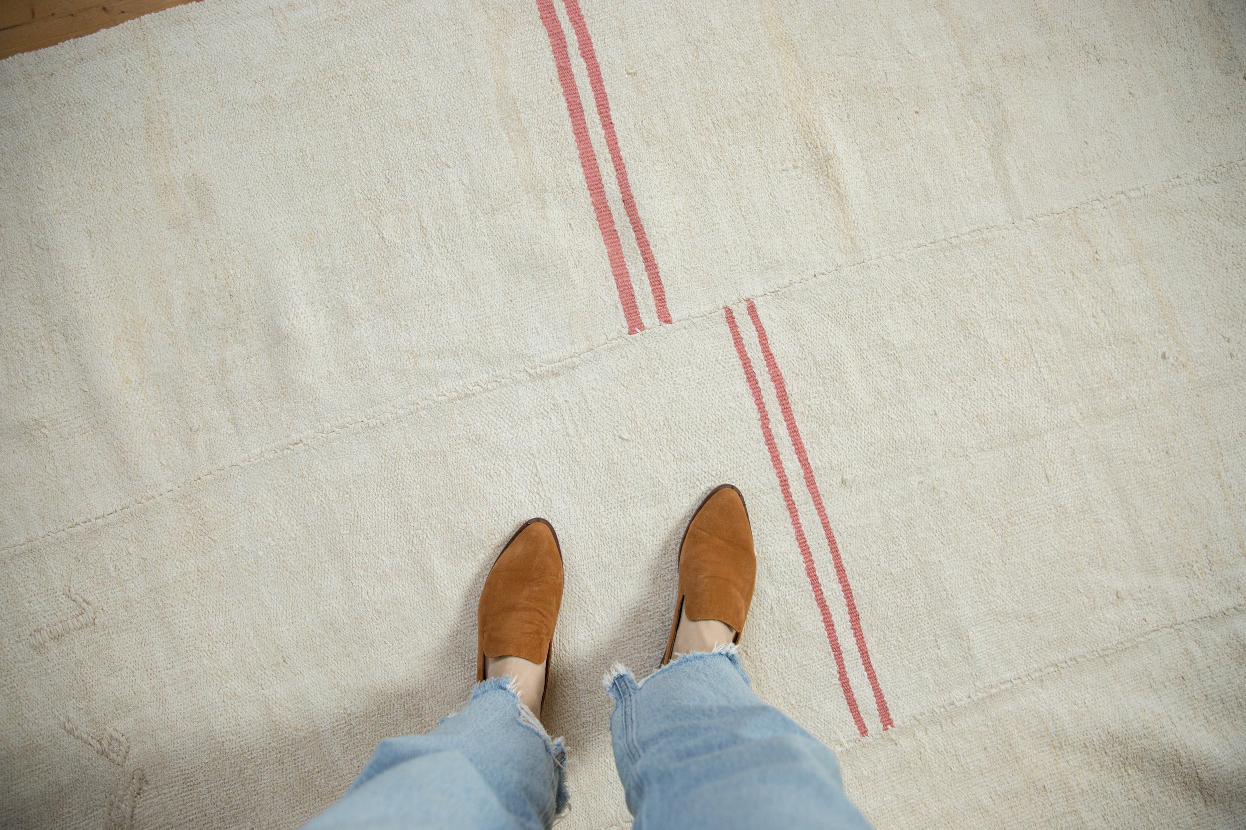 5.5x8.5 Vintage Hemp Kilim Carpet by Old New House® - product image 2 for Resin Society