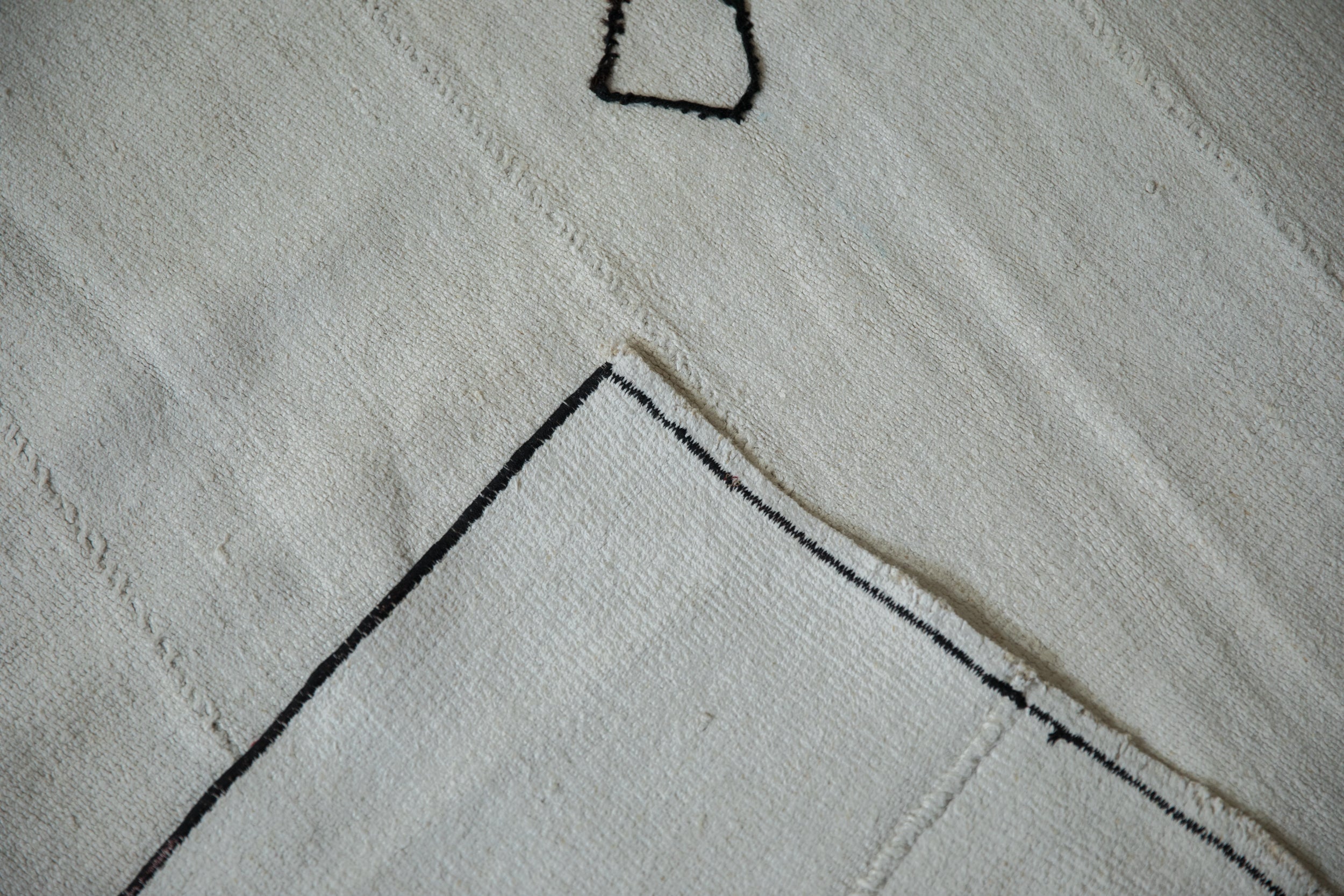 6x7 Vintage Hemp Kilim Square Carpet by Old New House® - product image 11 for Resin Society
