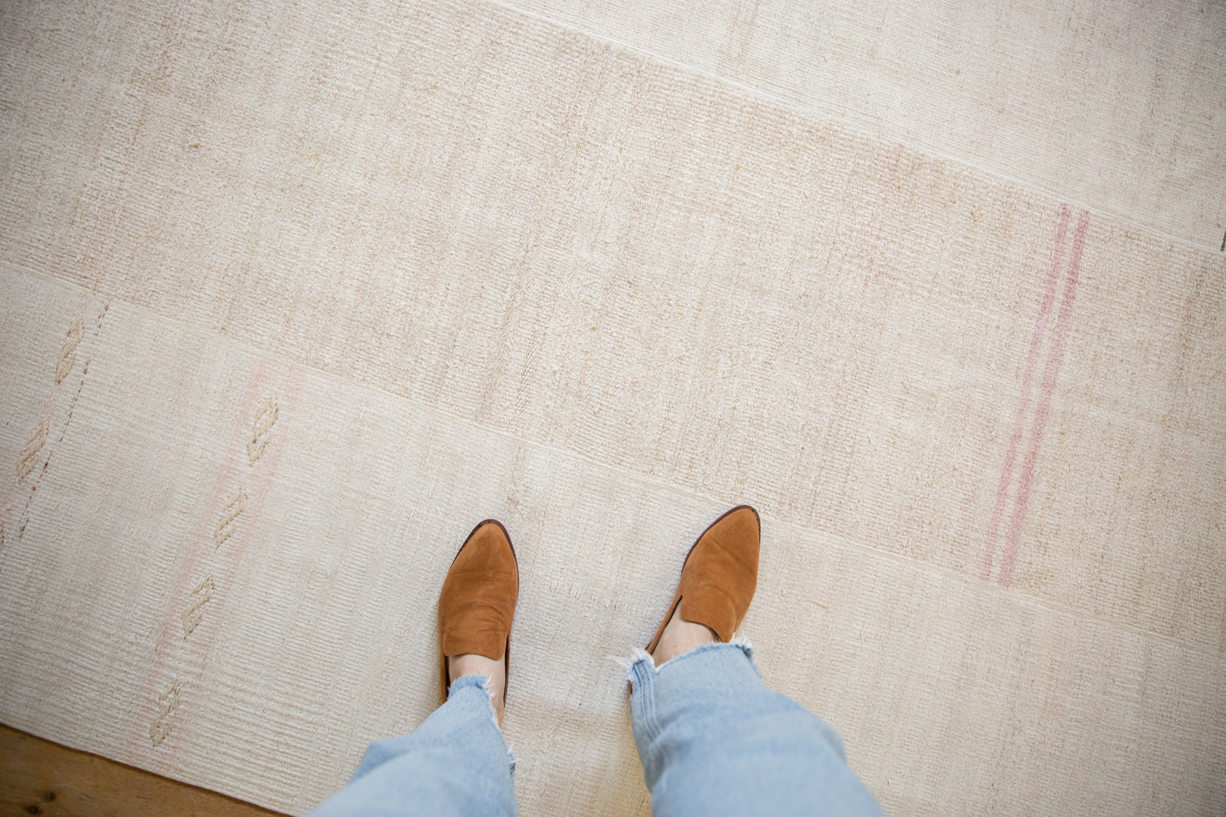 5x8.5 Vintage Hemp Kilim Carpet by Old New House® - product image 2 for Resin Society