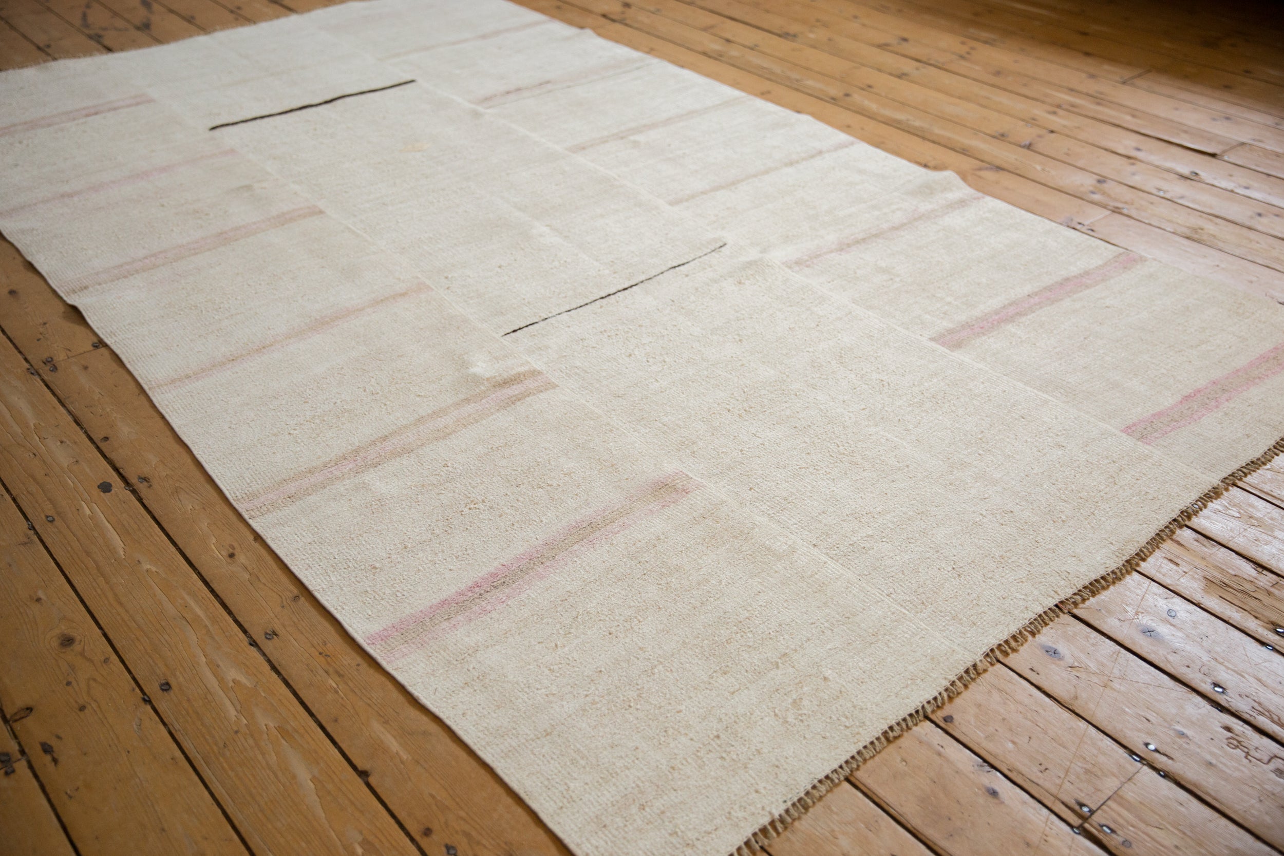 5.5x9.5 Vintage Hemp Kilim Carpet by Old New House® - product image 4 for Resin Society