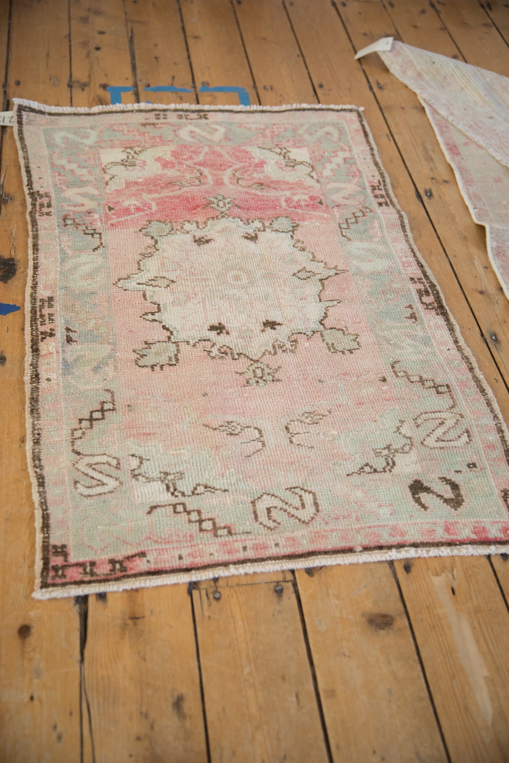 2.5x3.5 Vintage Distressed Oushak Rug by Old New House® - product image 4 for Resin Society