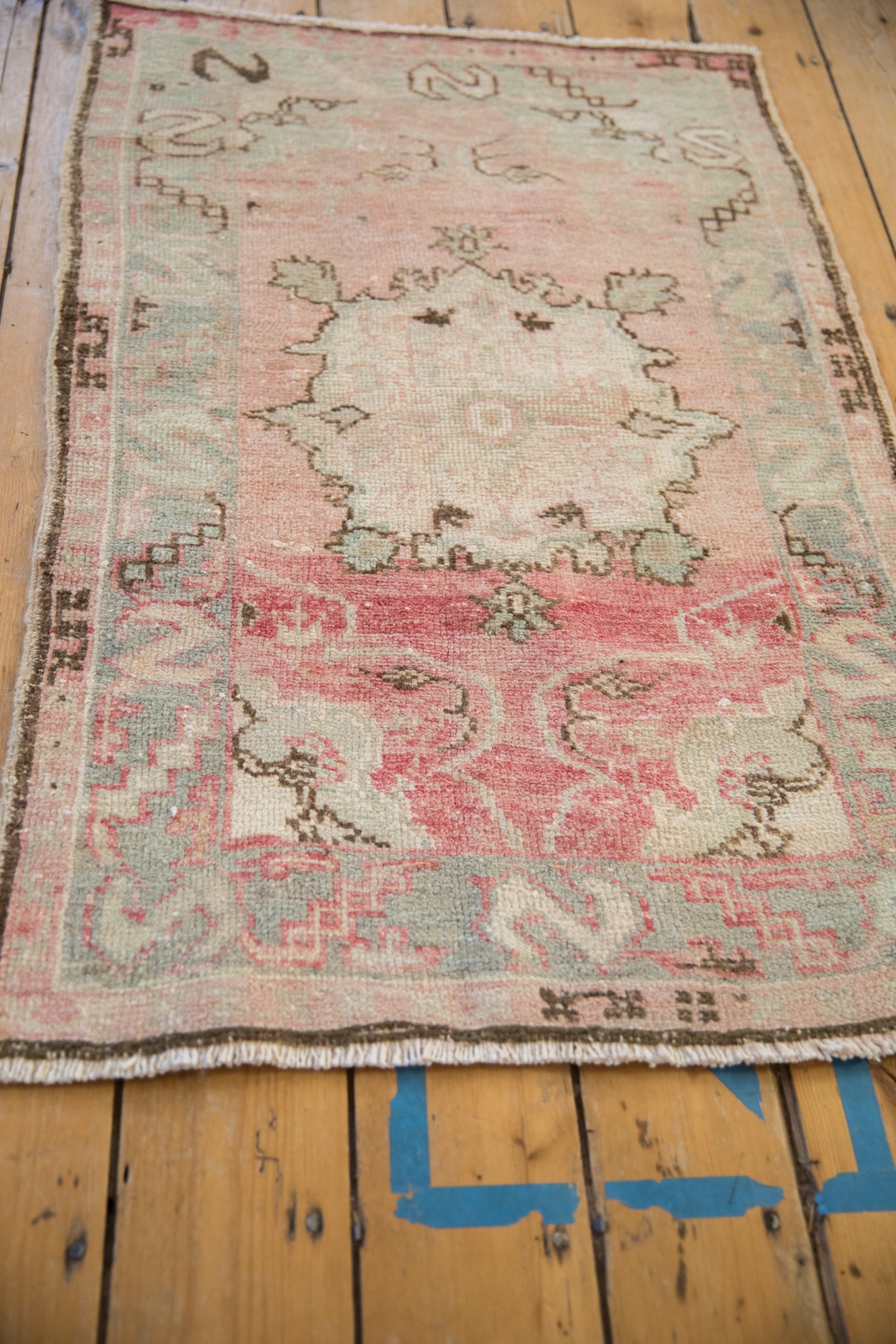 2.5x3.5 Vintage Distressed Oushak Rug by Old New House® - product image 5 for Resin Society