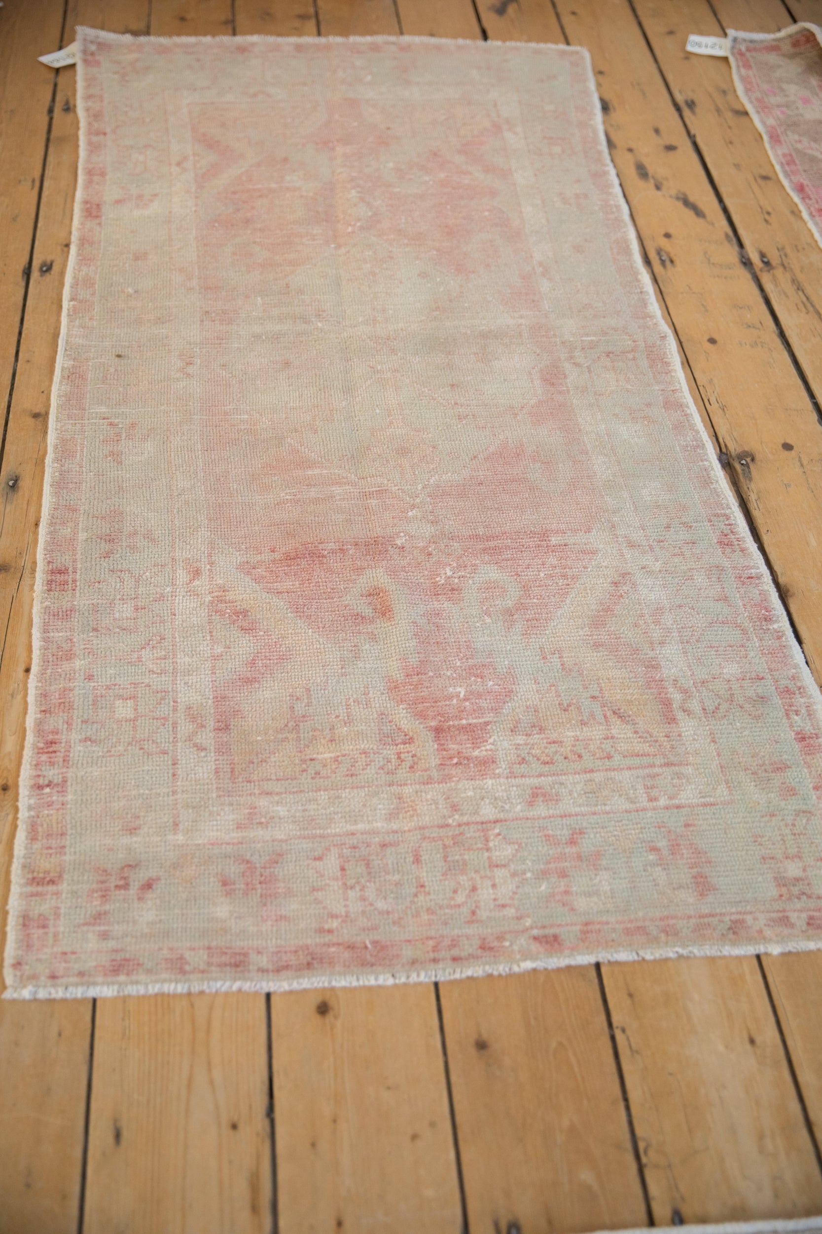 2.5x5.5 Vintage Distressed Oushak Rug Runner by Old New House® - product image 4 for Resin Society