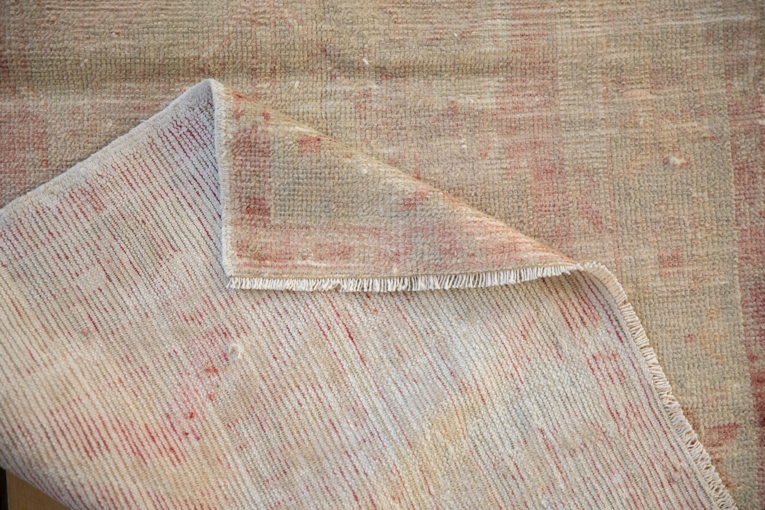 2.5x5.5 Vintage Distressed Oushak Rug Runner by Old New House® - product image 9 for Resin Society