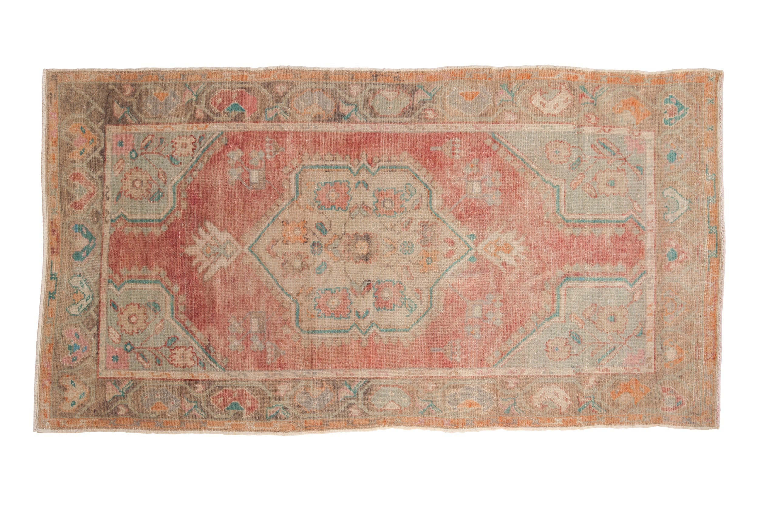 3.5x6.5 Vintage Distressed Oushak Rug by Old New House® - main product image for Resin Society