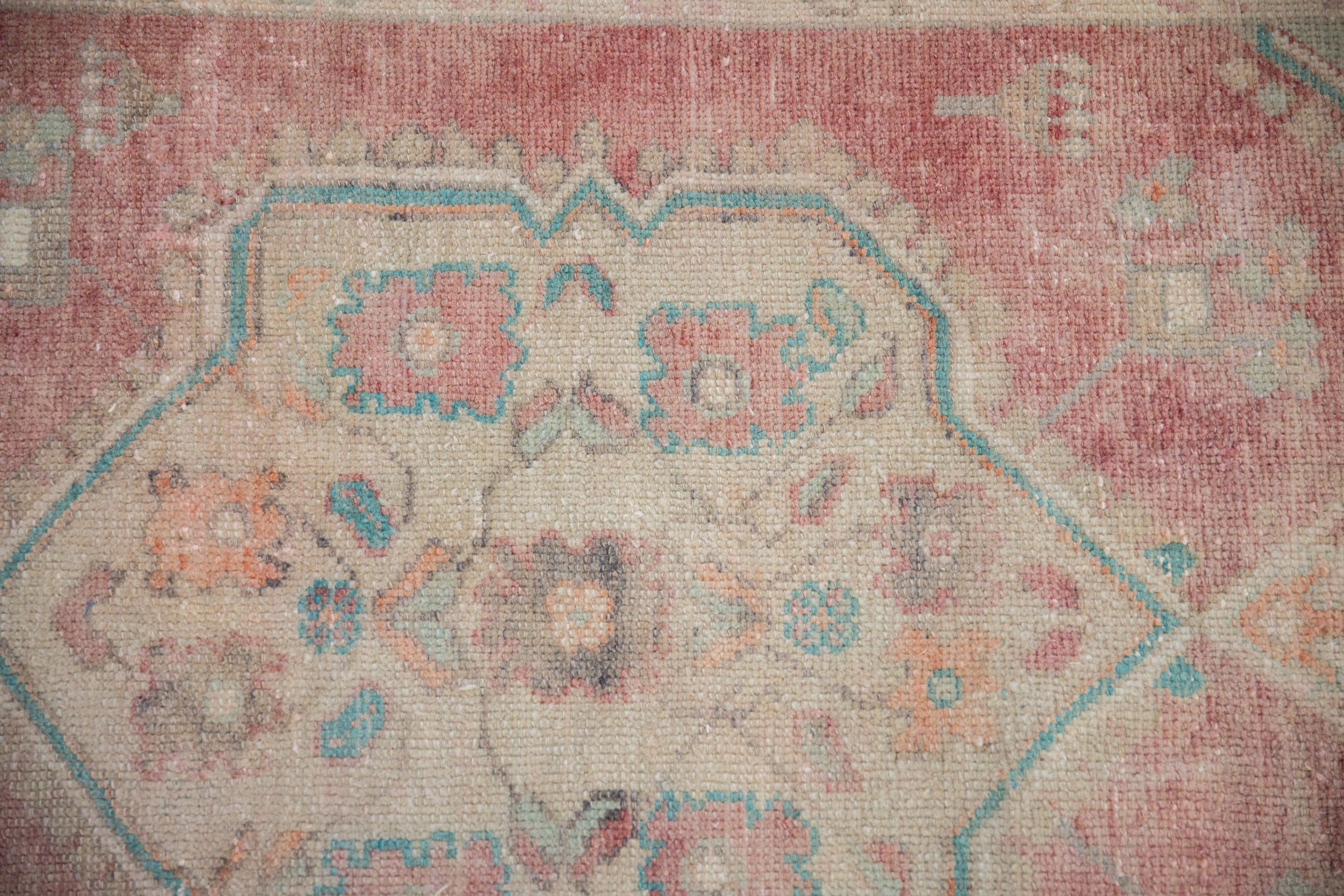 3.5x6.5 Vintage Distressed Oushak Rug by Old New House® - product image 3 for Resin Society
