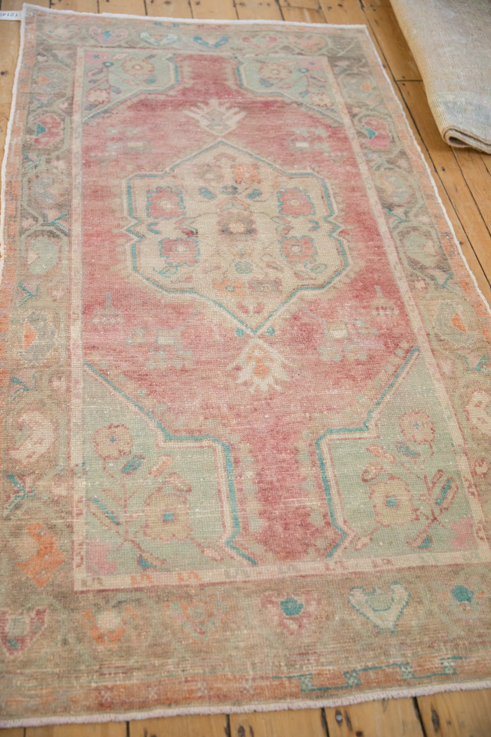 3.5x6.5 Vintage Distressed Oushak Rug by Old New House® - product image 4 for Resin Society