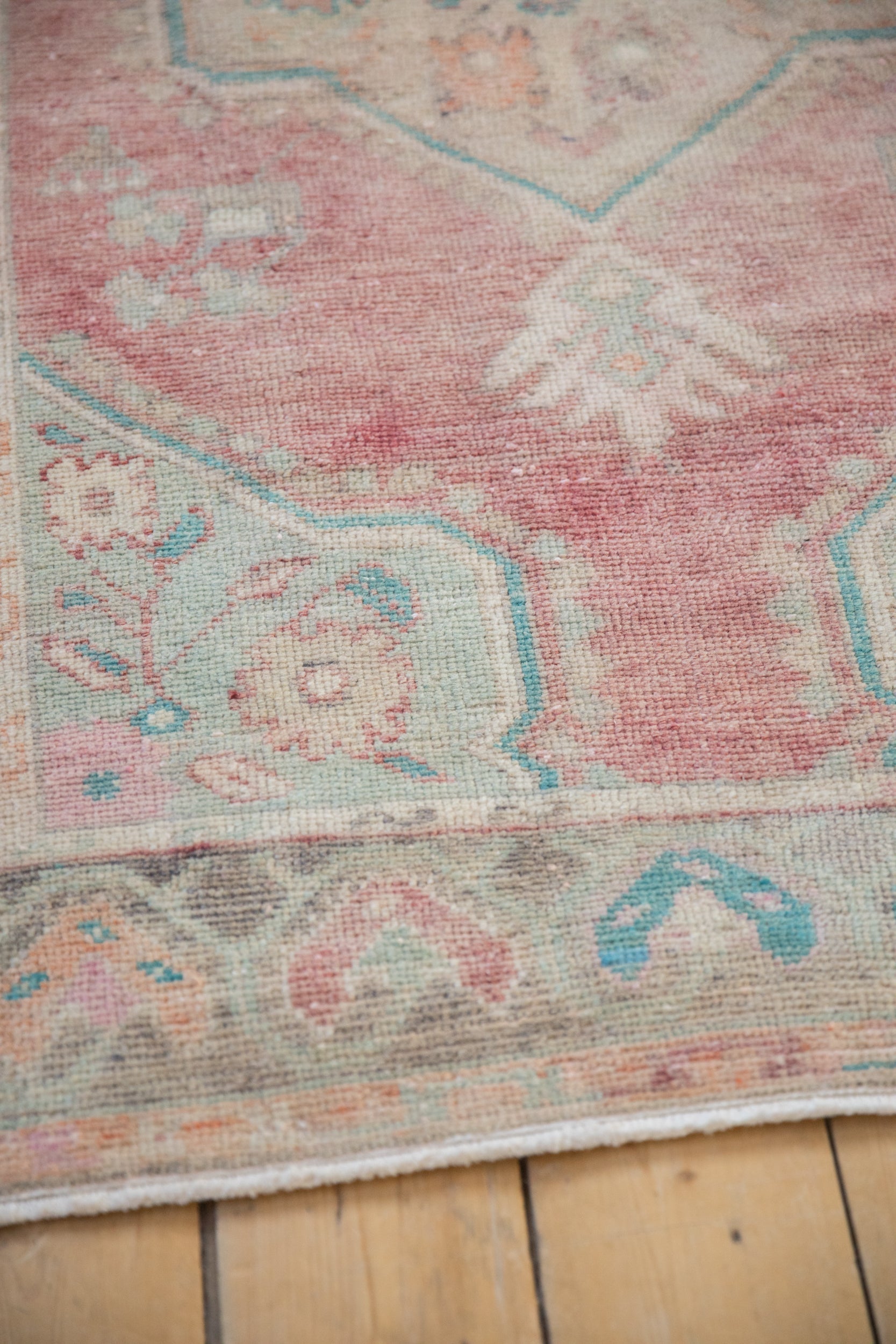 3.5x6.5 Vintage Distressed Oushak Rug by Old New House® - product image 7 for Resin Society