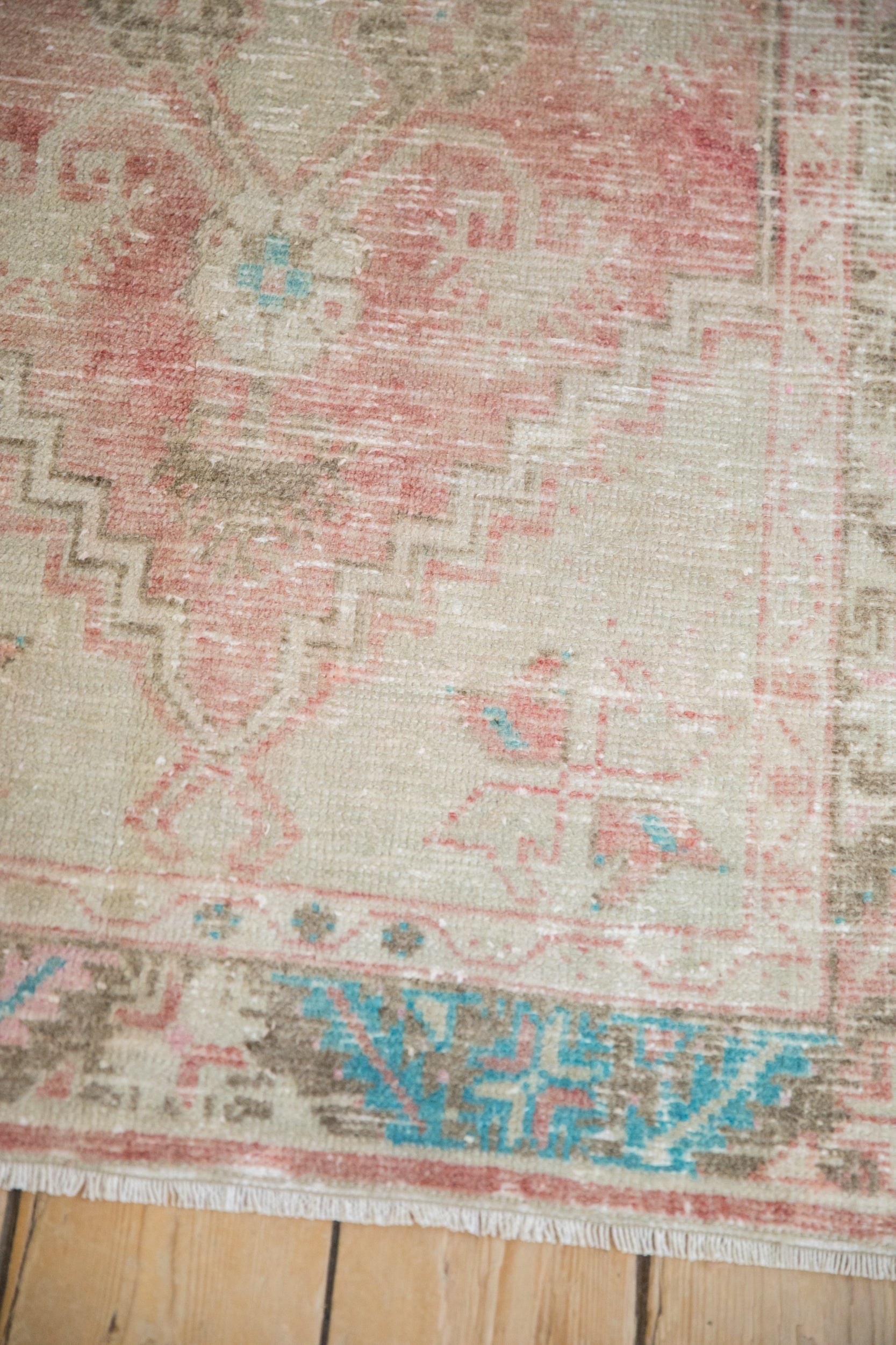 2.5x5.5 Vintage Distressed Oushak Rug Runner by Old New House® - product image 5 for Resin Society