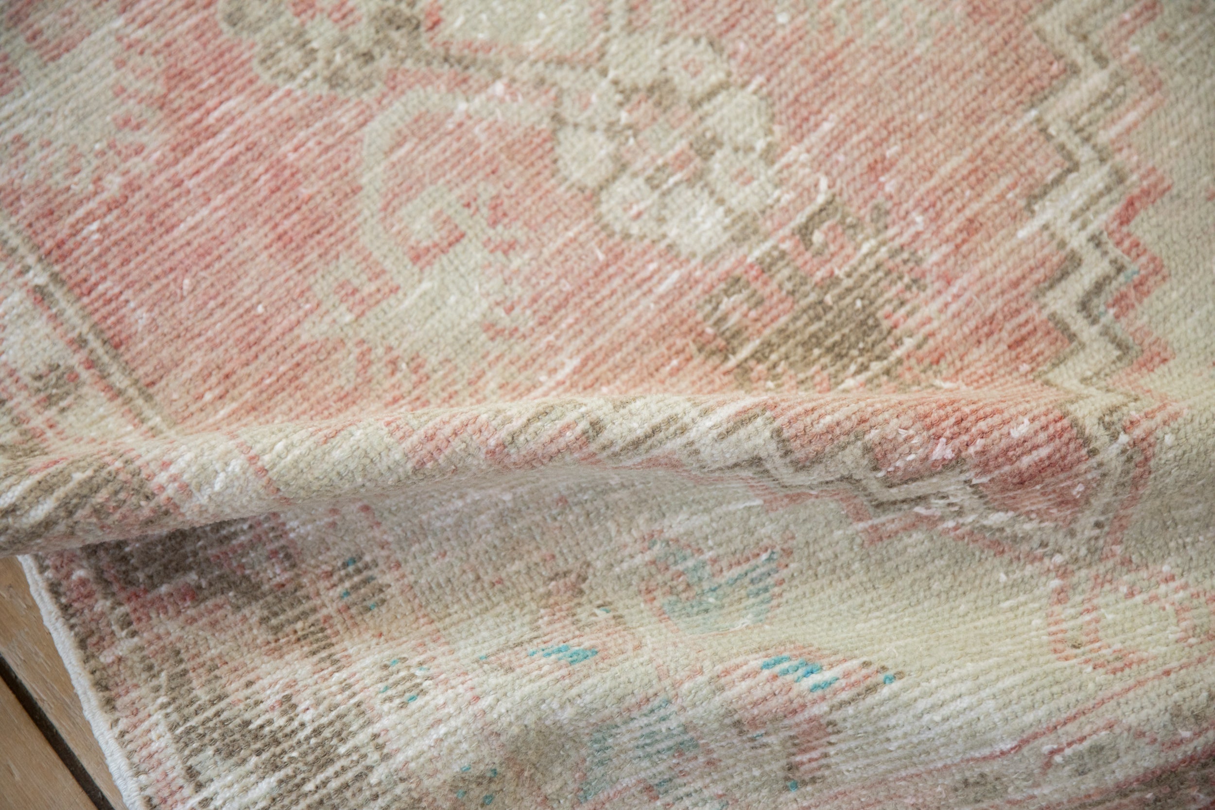 2.5x5.5 Vintage Distressed Oushak Rug Runner by Old New House® - product image 7 for Resin Society