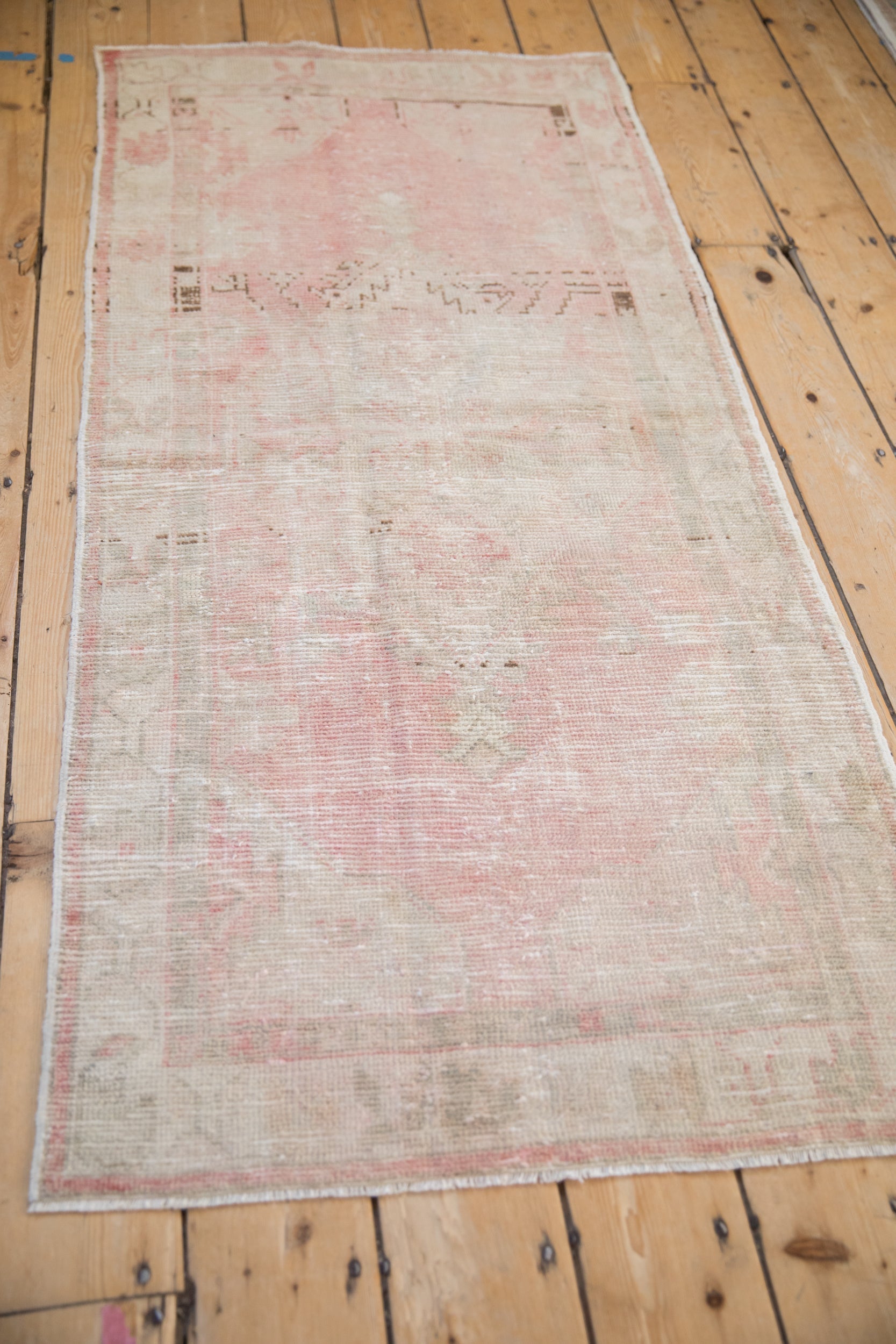 2.5x5.5 Vintage Distressed Oushak Rug Runner by Old New House® - product image 6 for Resin Society
