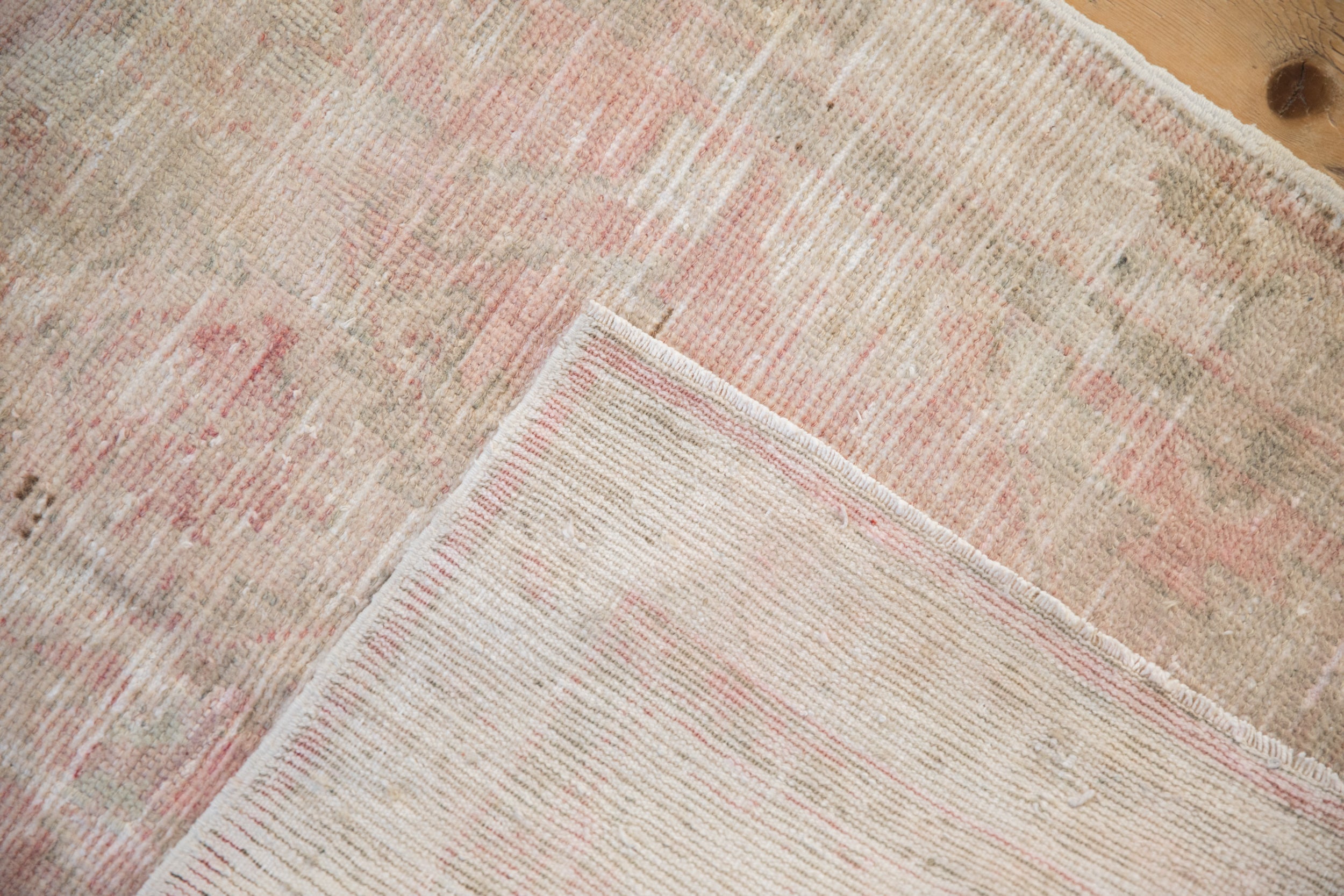 2.5x5.5 Vintage Distressed Oushak Rug Runner by Old New House® - product image 9 for Resin Society