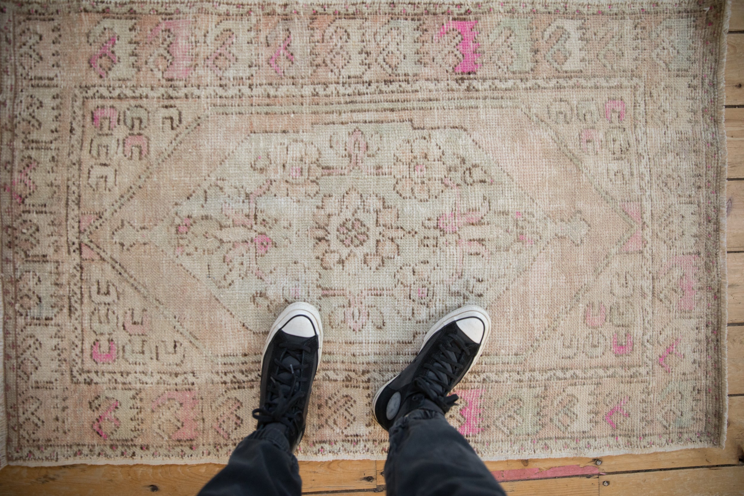 3x4.5 Vintage Distressed Oushak Rug by Old New House® - product image 2 for Resin Society