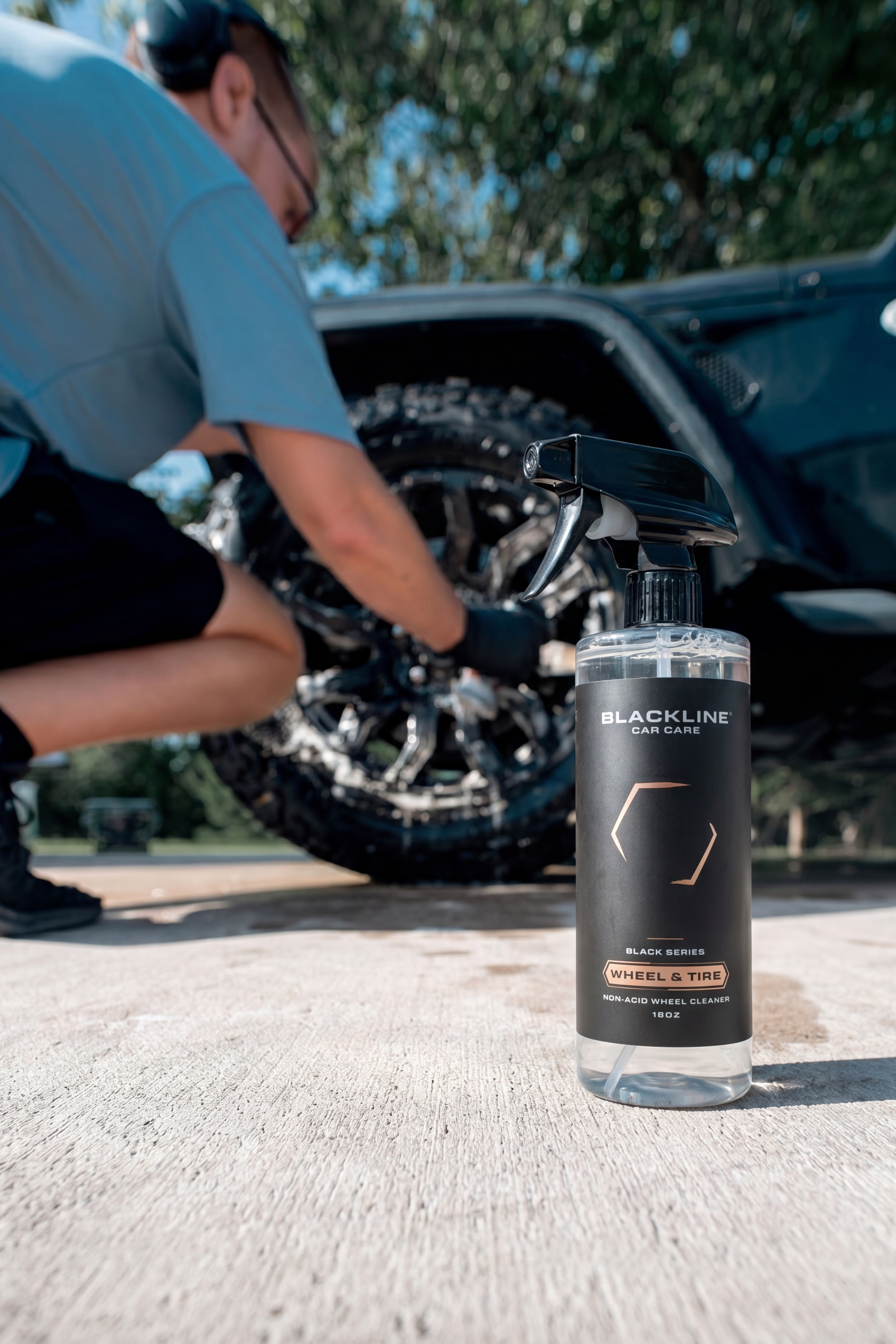 BLACKLINE® WHEEL N' TIRE CLEANER by Blackline Car Care - product image 7 for Resin Society