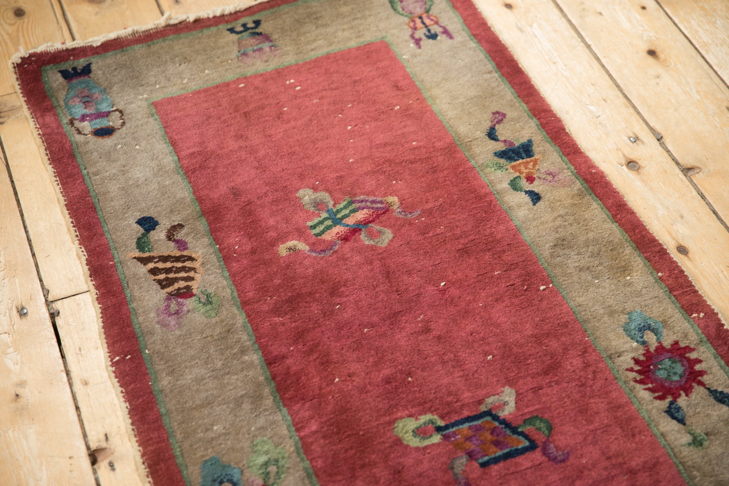 2x4.5 Antique Art Deco Rug Runner by Old New House® - product image 7 for Resin Society