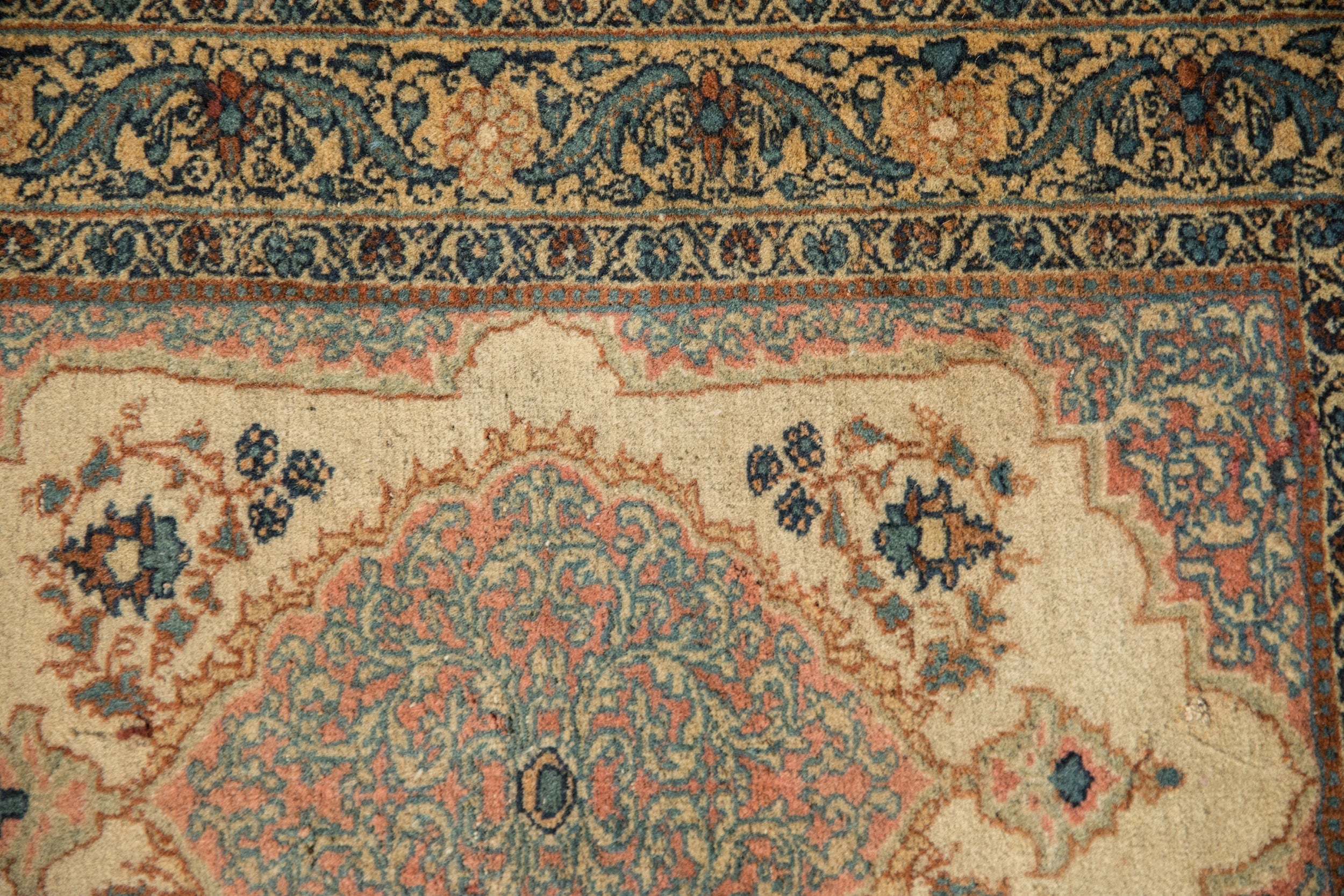2x2.5 Vintage Tabriz Square Rug Mat by Old New House® - product image 3 for Resin Society