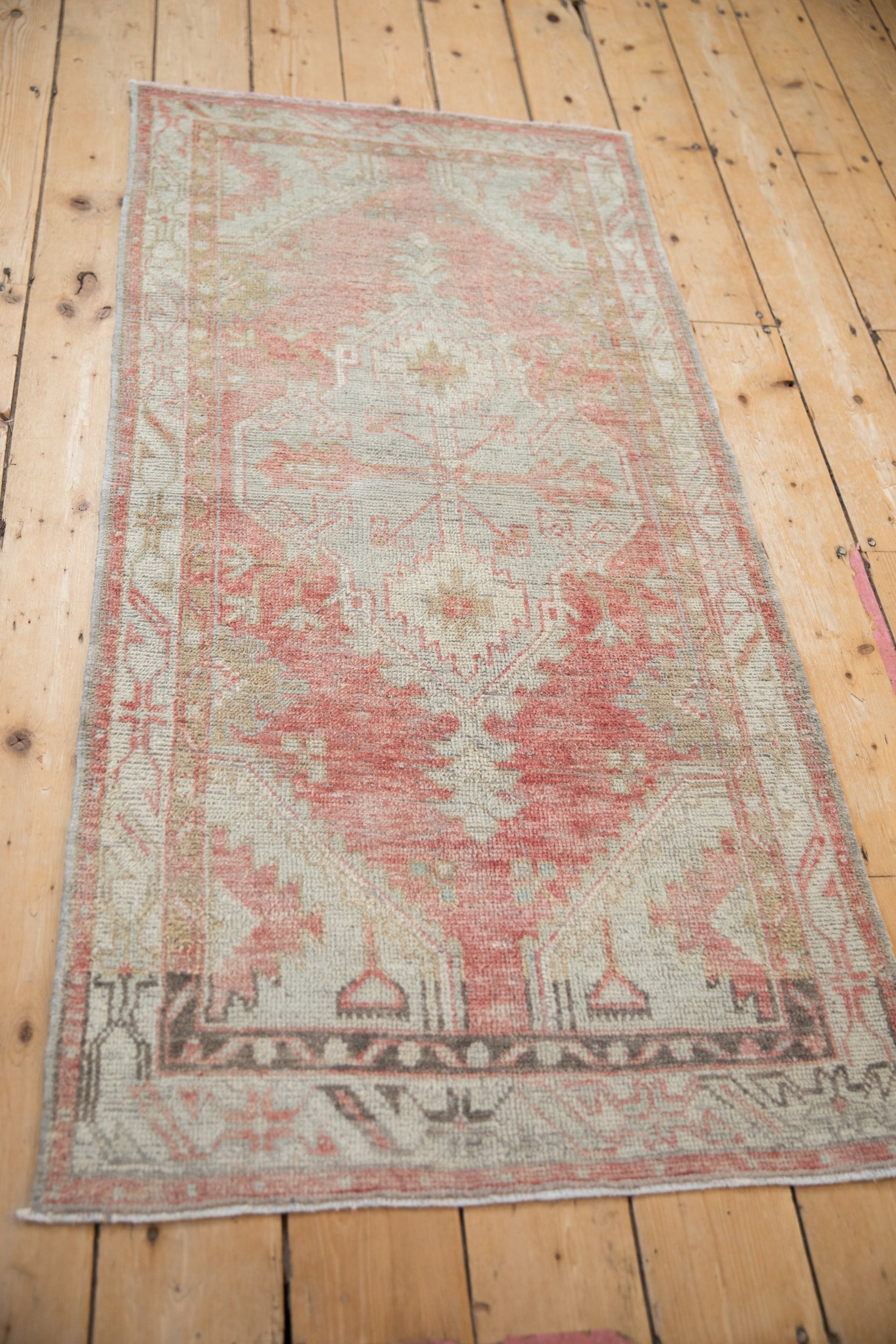 2.5x5 Vintage Distressed Oushak Rug Runner by Old New House® - product image 6 for Resin Society