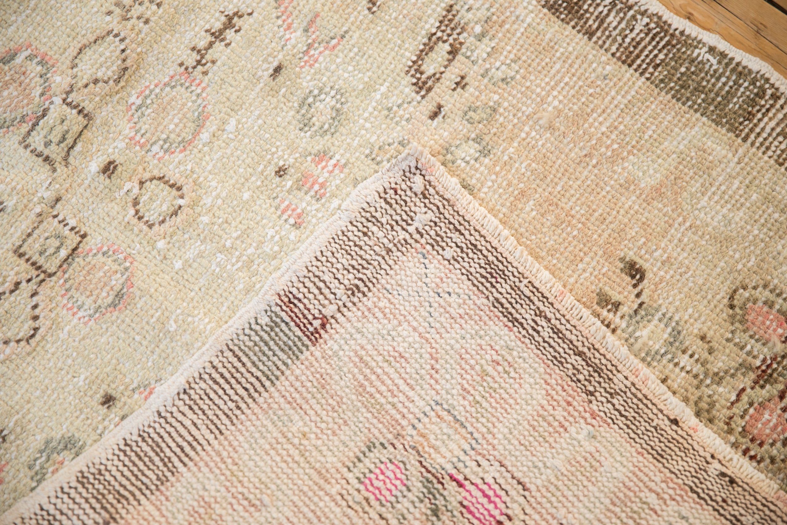 2.5x5 Vintage Distressed Oushak Rug Runner by Old New House® - product image 9 for Resin Society