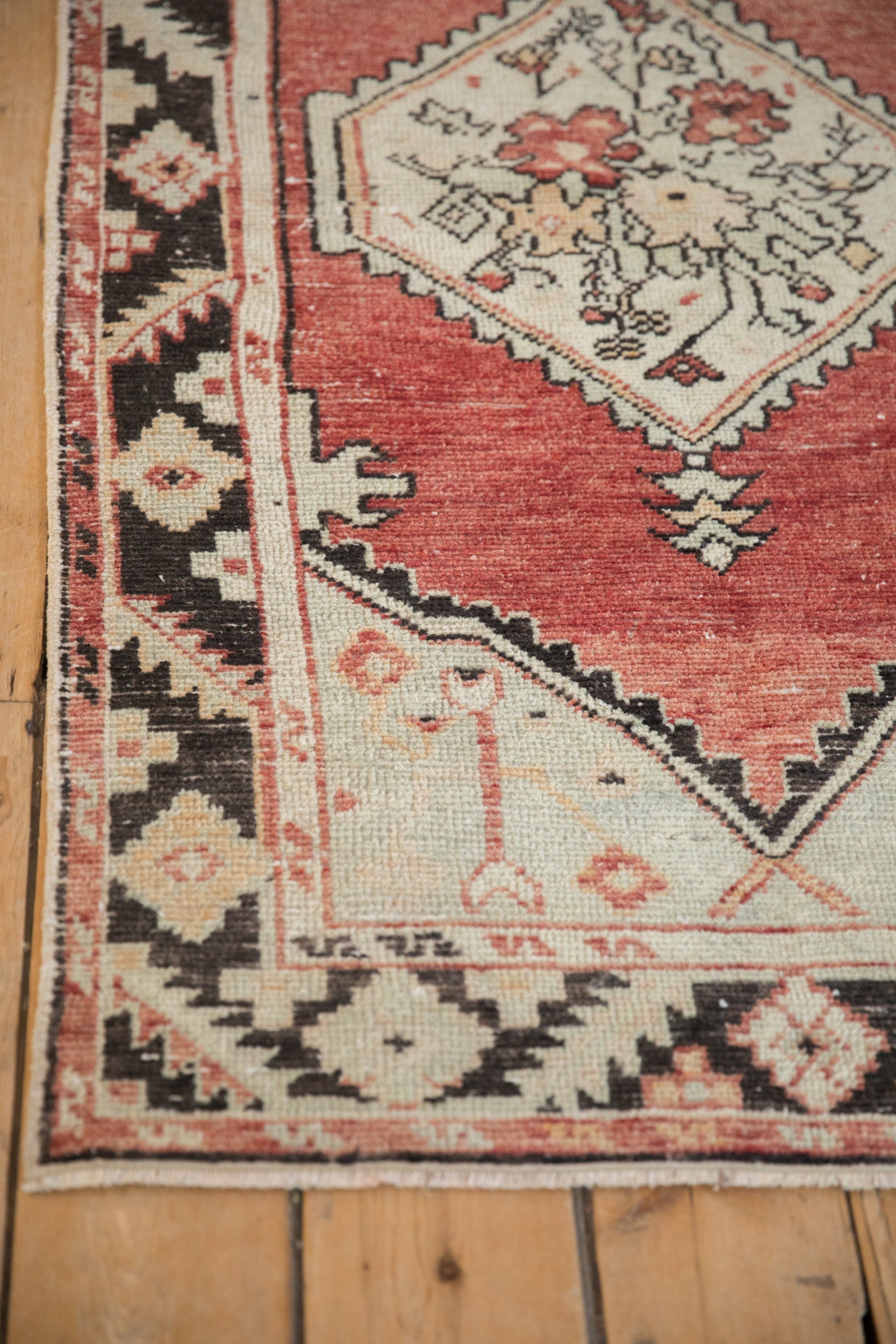 2.5x5 Vintage Distressed Oushak Rug Runner by Old New House® - product image 5 for Resin Society