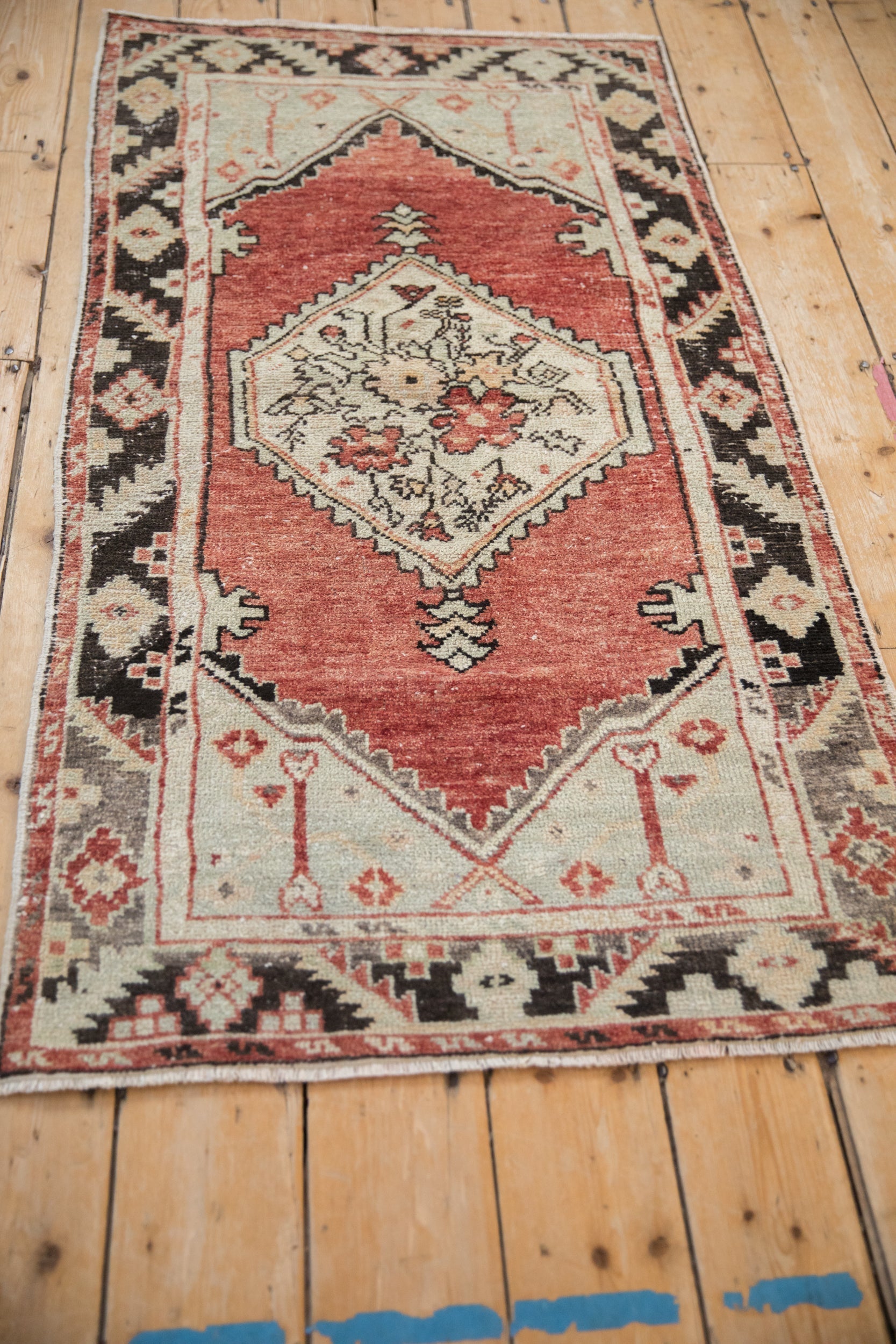 2.5x5 Vintage Distressed Oushak Rug Runner by Old New House® - product image 6 for Resin Society
