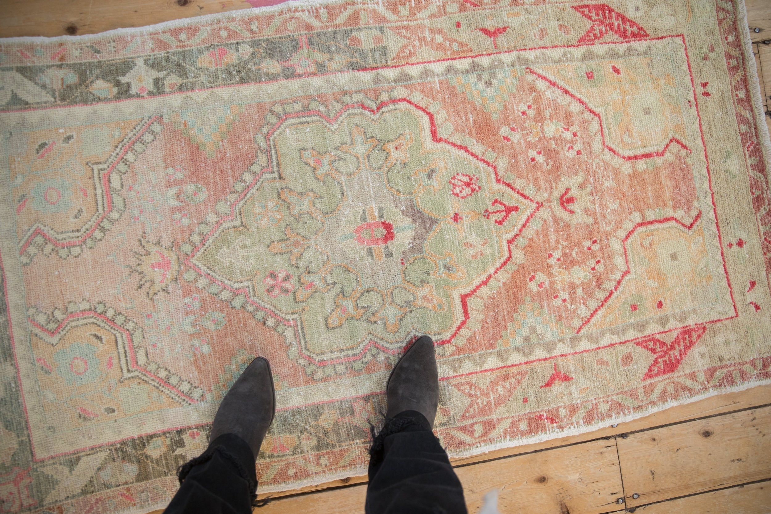 3x5 Vintage Distressed Oushak Rug by Old New House® - product image 2 for Resin Society