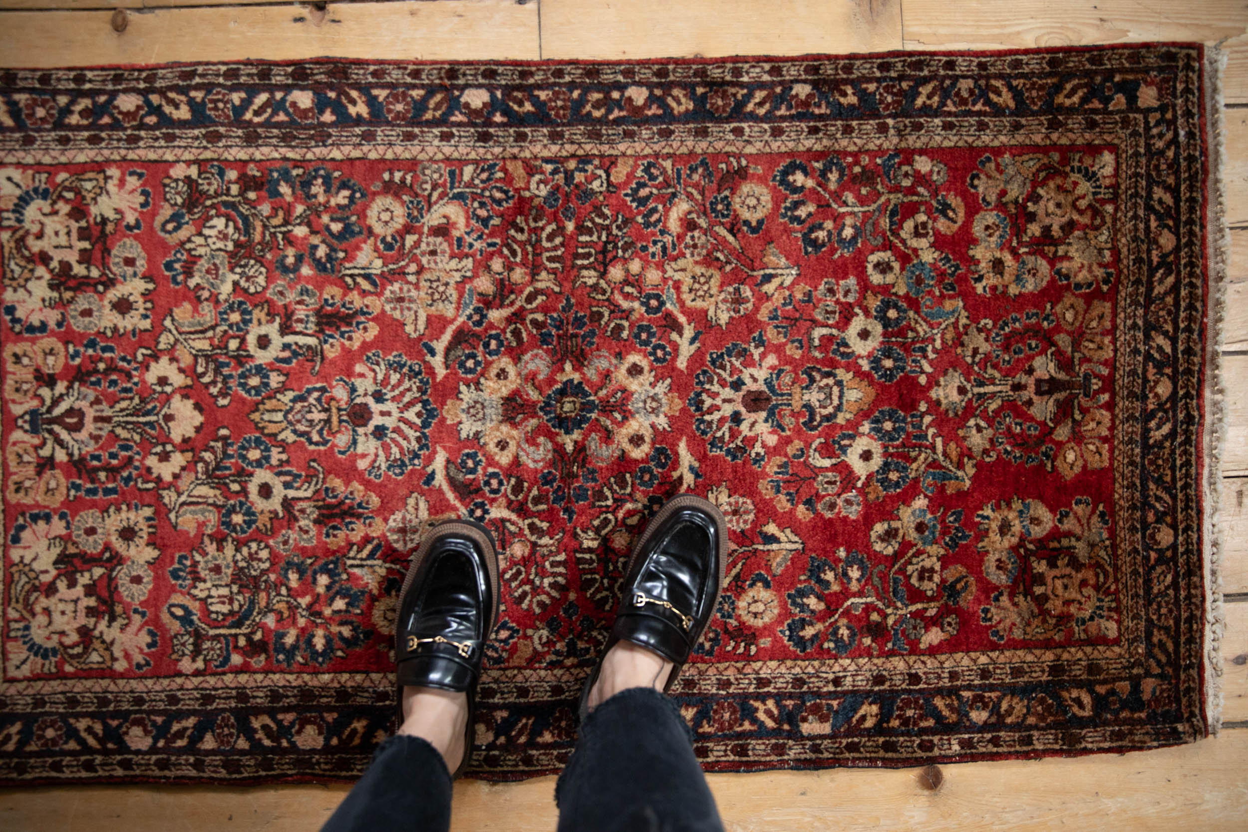 2.5x3.5 Vintage German Sarouk Rug by Old New House® - product image 2 for Resin Society