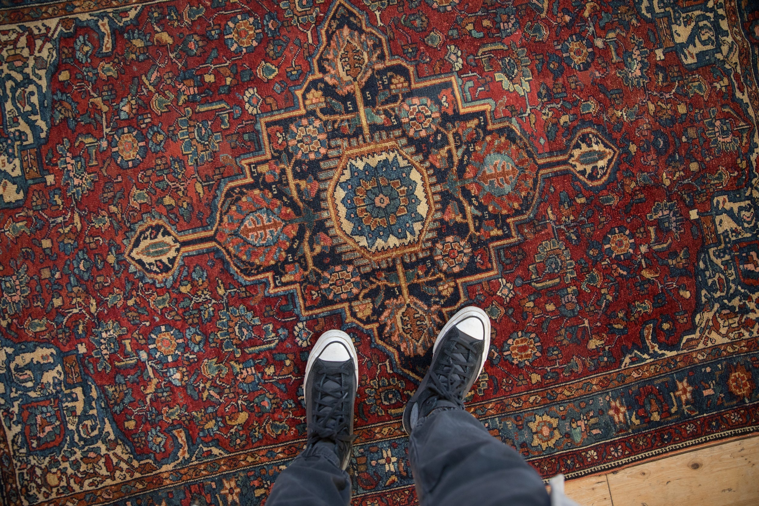 4.5x6 Antique Fine Malayer Rug by Old New House® - product image 2 for Resin Society
