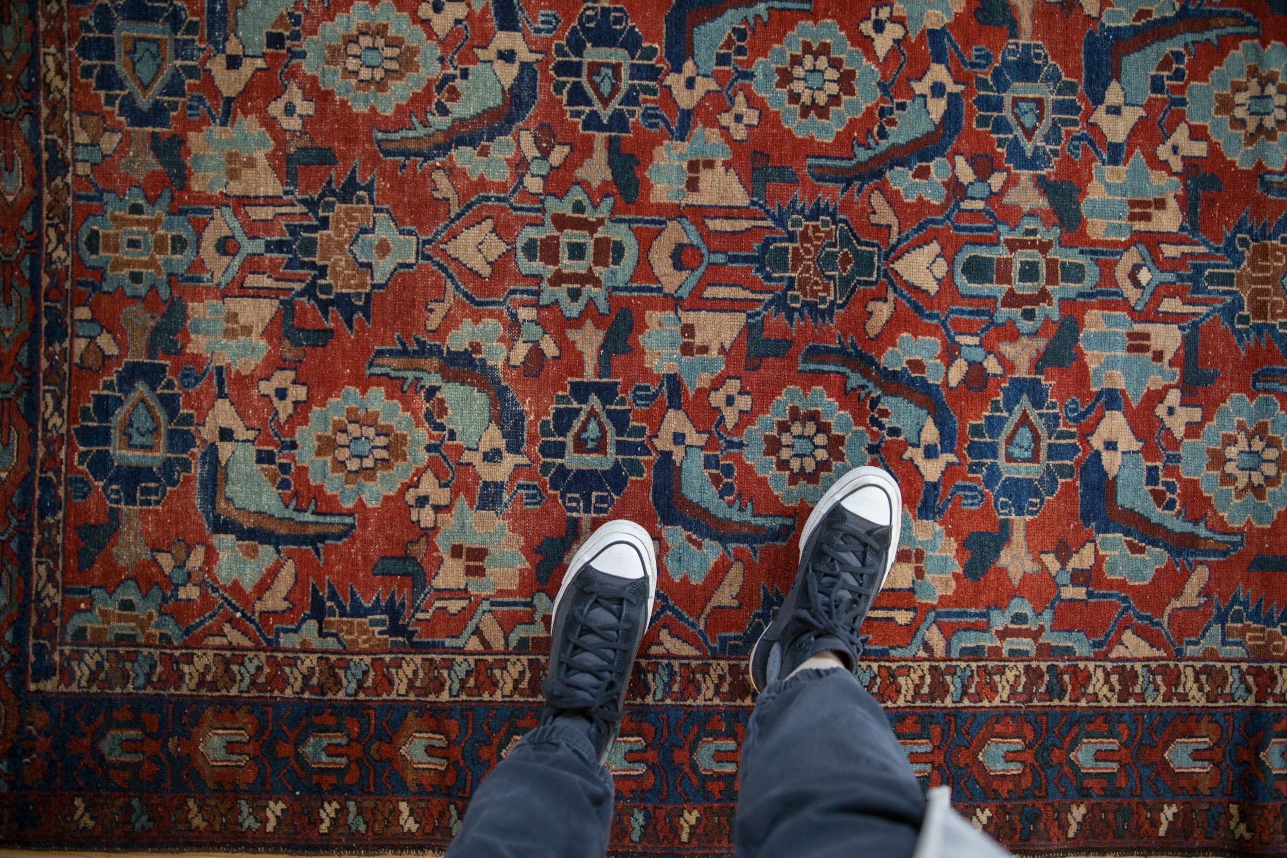 4.5x6 Antique Fine Malayer Rug by Old New House® - product image 2 for Resin Society