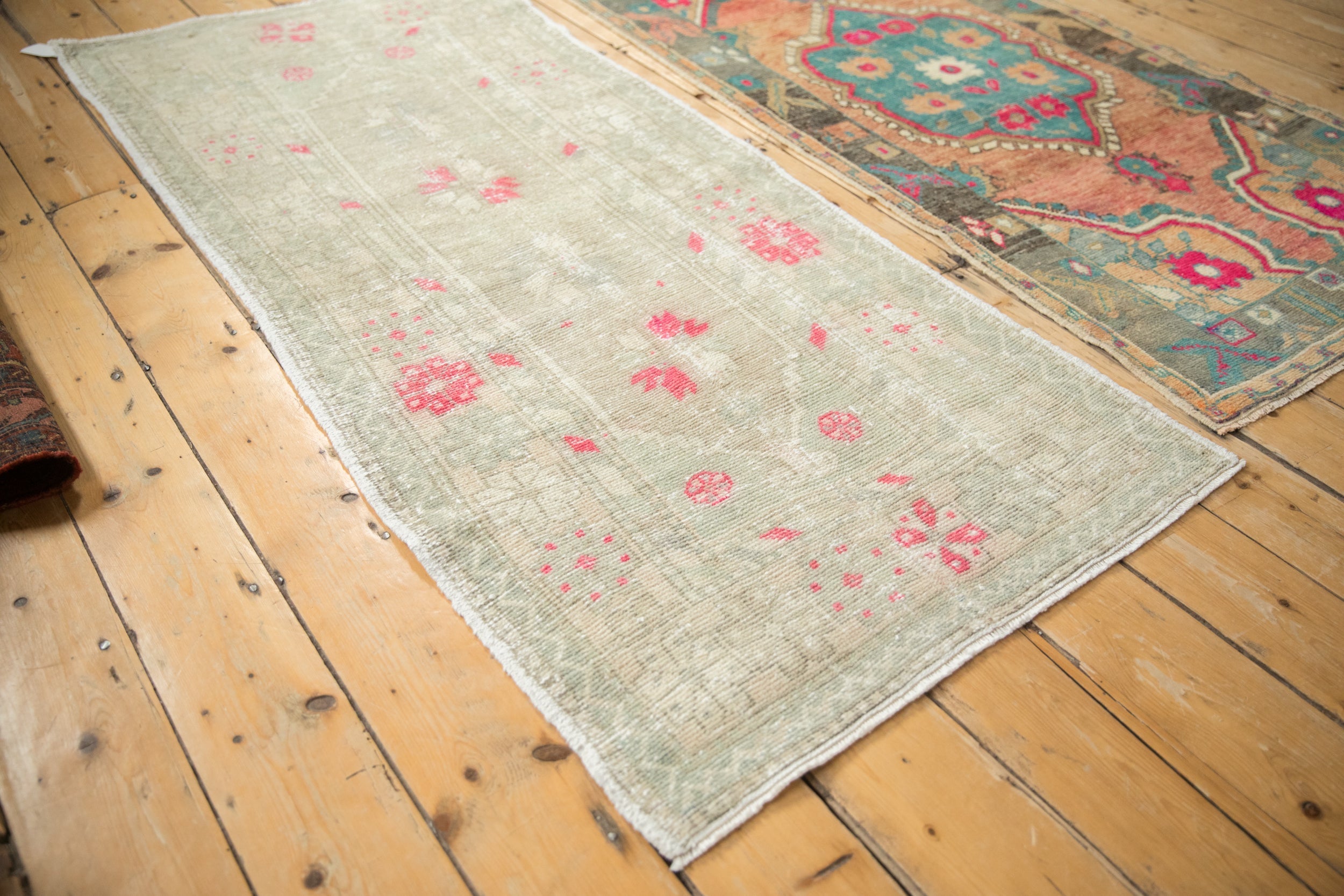 2.5x6 Vintage Distressed Oushak Rug Runner by Old New House® - product image 6 for Resin Society