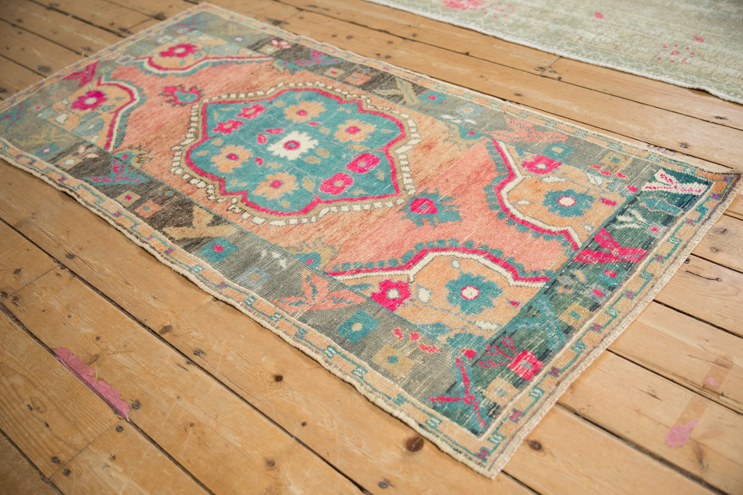 3x5.5 Vintage Distressed Oushak Rug by Old New House® - product image 3 for Resin Society