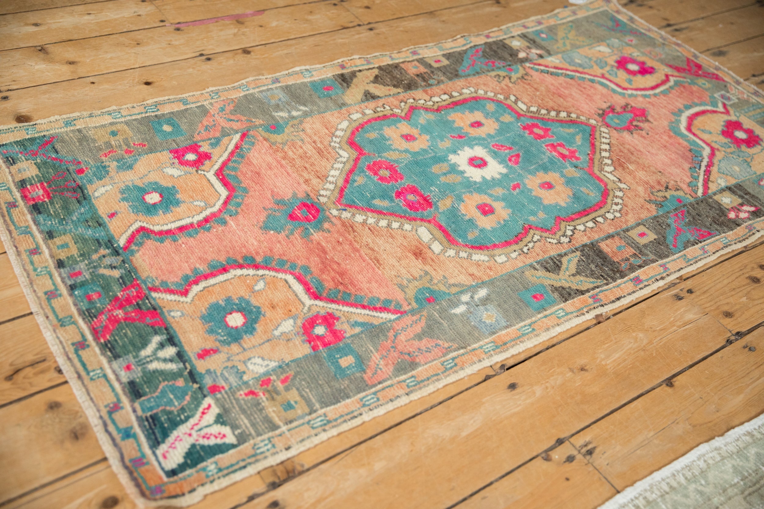 3x5.5 Vintage Distressed Oushak Rug by Old New House® - product image 6 for Resin Society