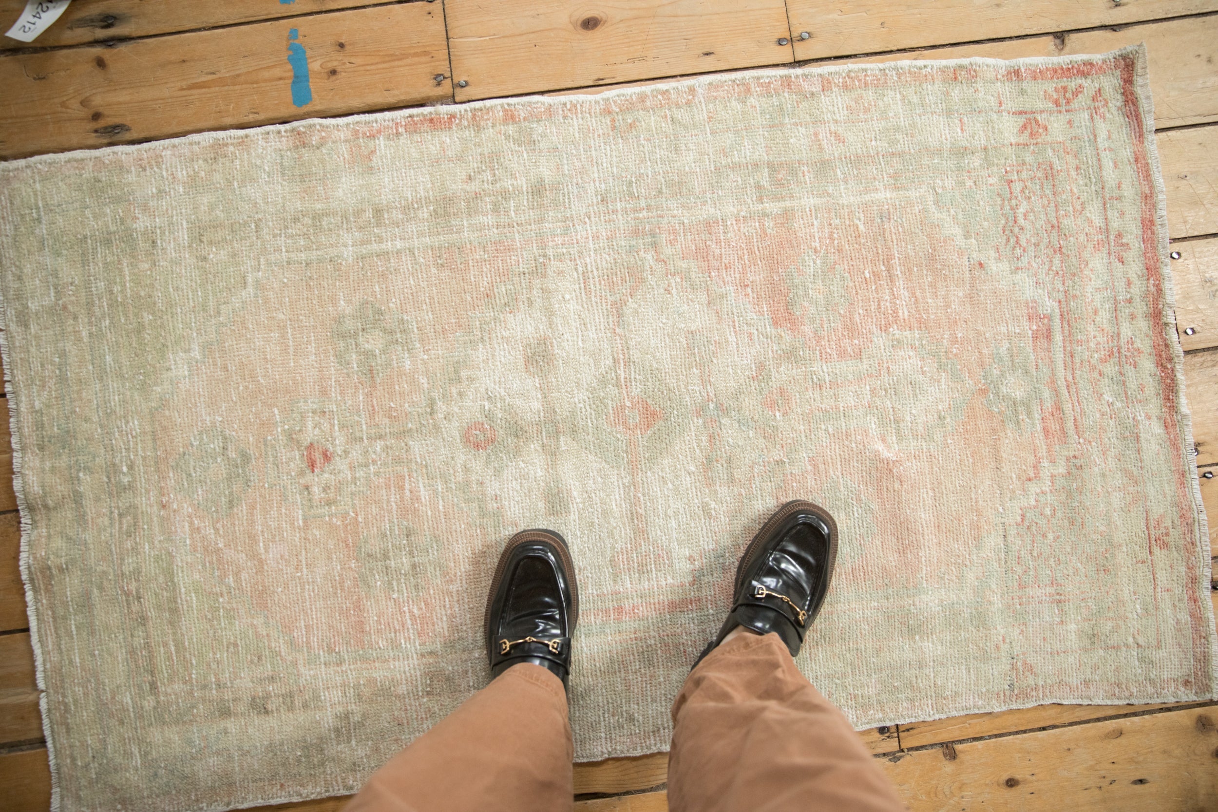 2.5x4.5 Vintage Distressed Oushak Rug by Old New House® - product image 2 for Resin Society