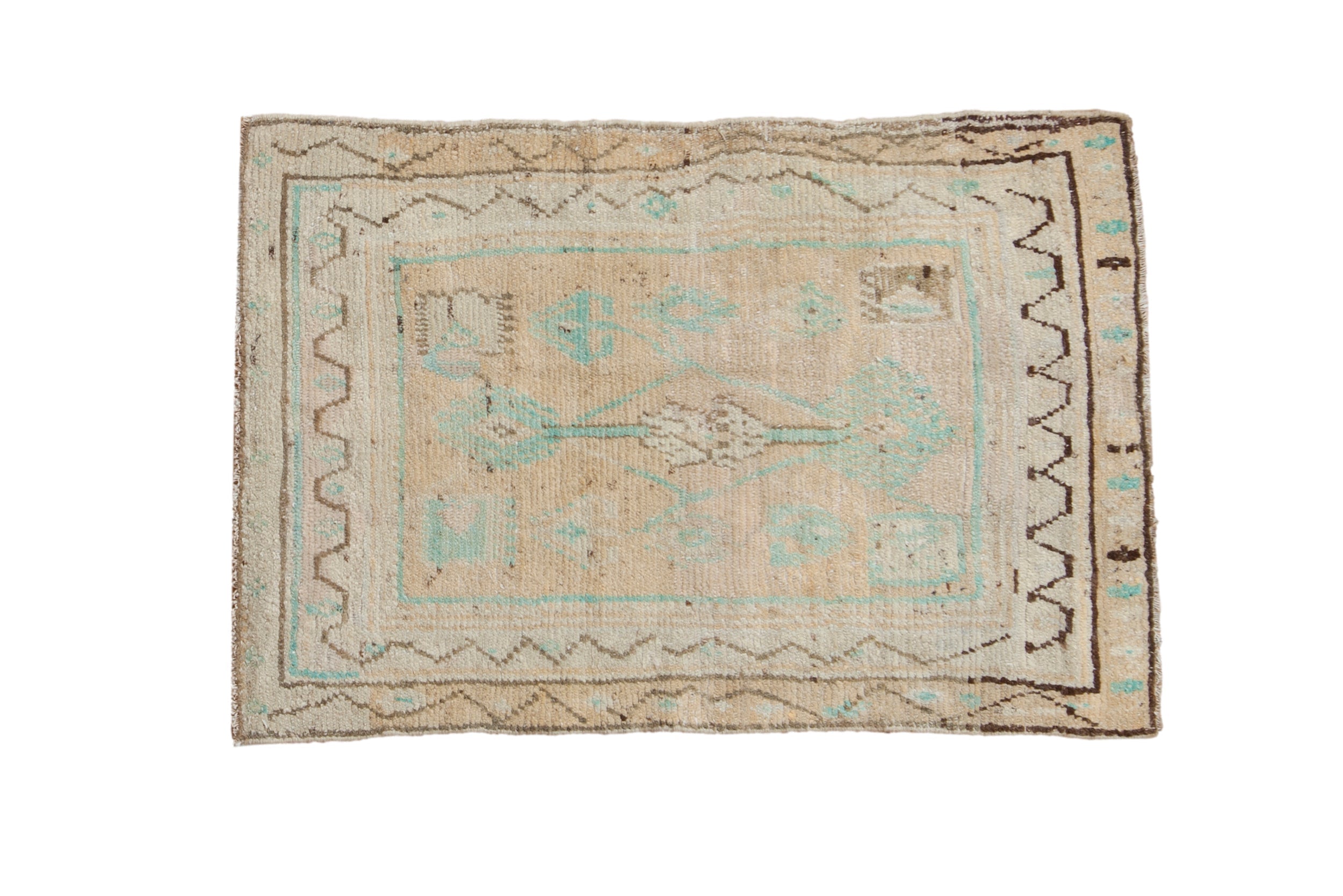 2.5x3.5 Vintage Distressed Oushak Rug by Old New House® - main product image for Resin Society
