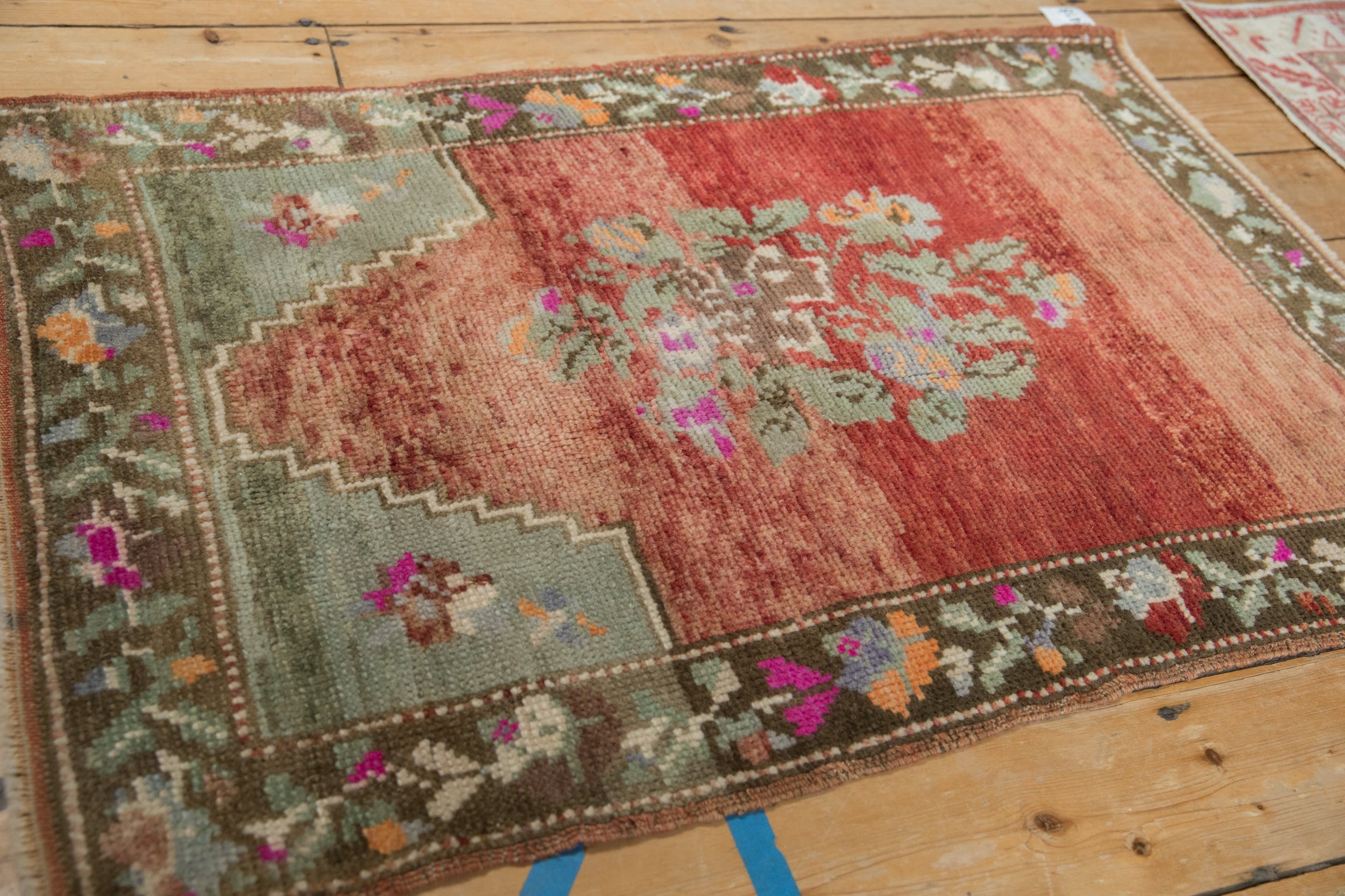 2.5x4 Vintage Distressed Oushak Rug by Old New House® - product image 7 for Resin Society