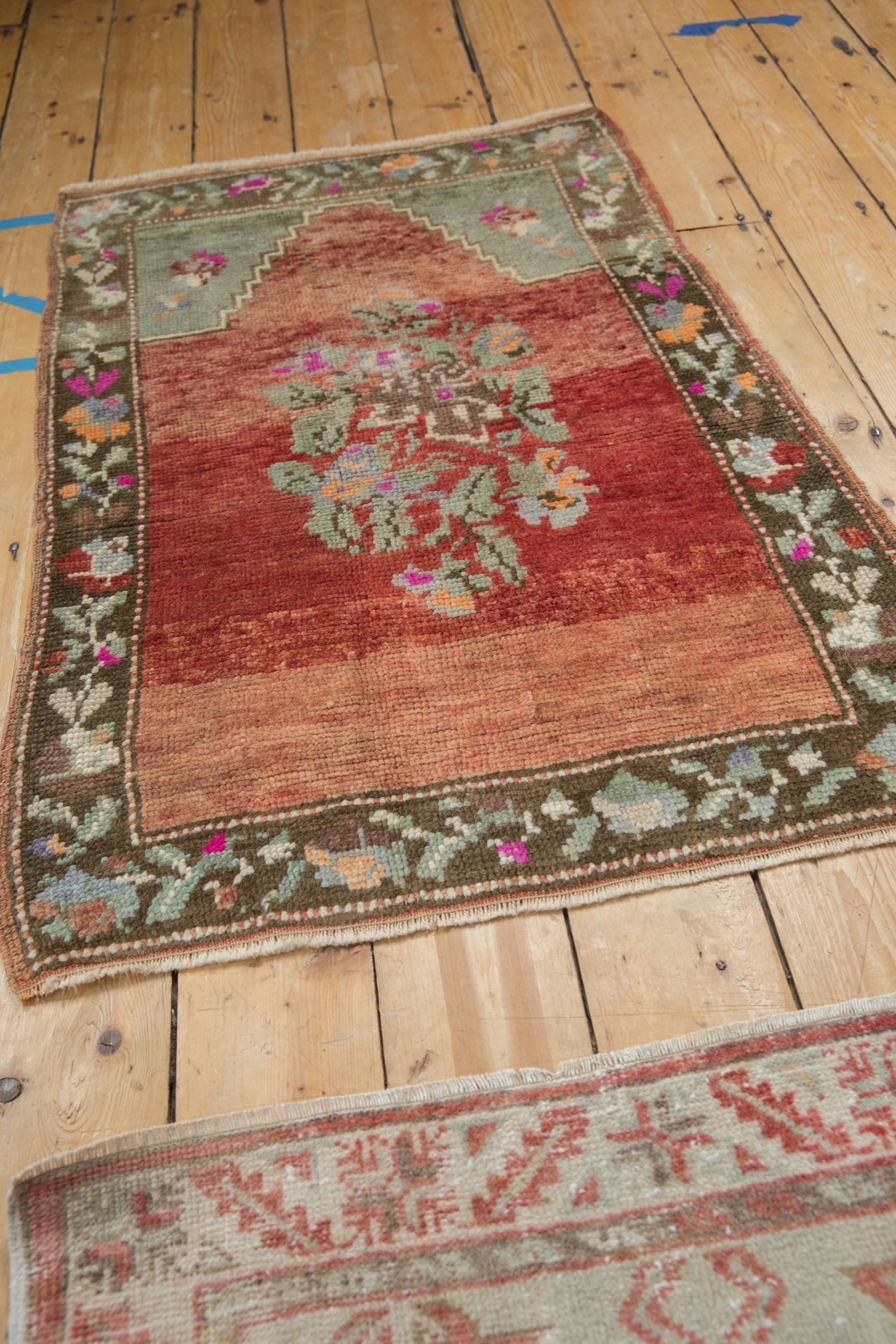 2.5x4 Vintage Distressed Oushak Rug by Old New House® - product image 8 for Resin Society