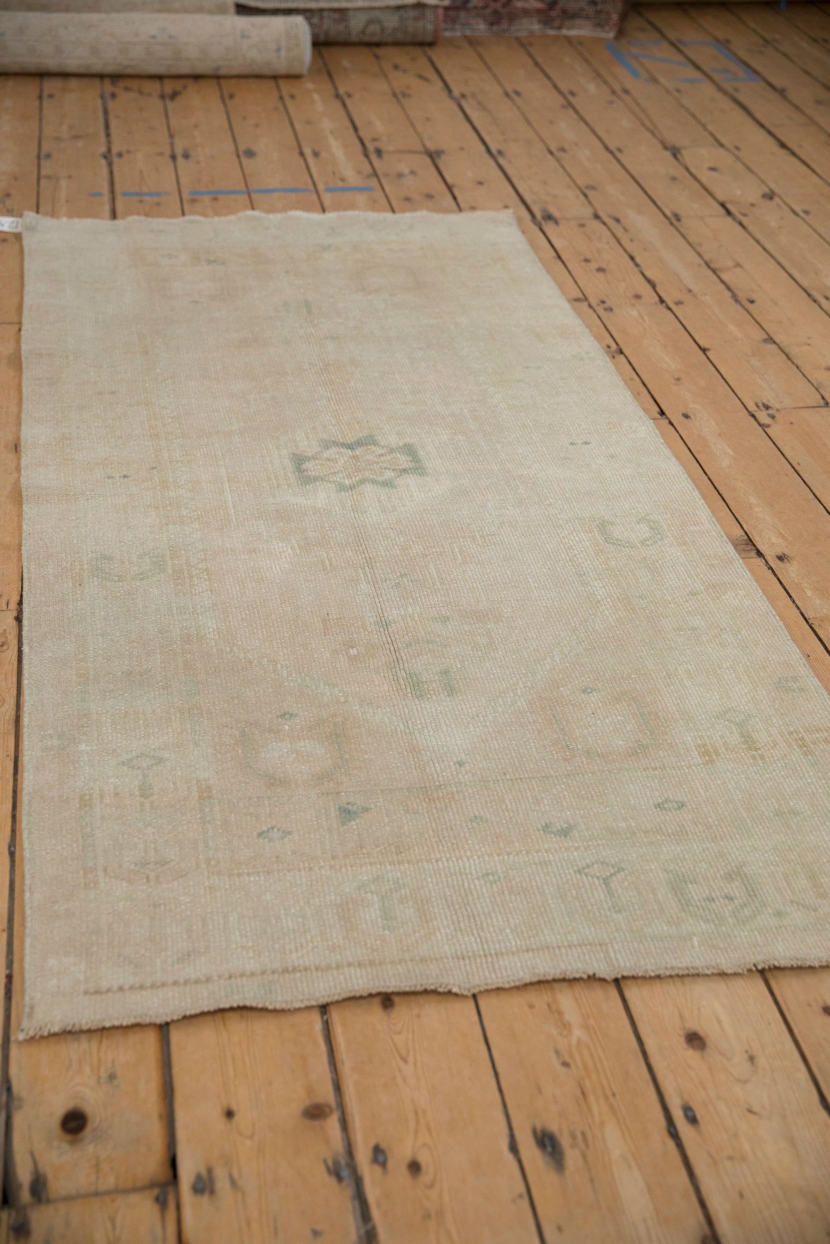3x6.5 Vintage Distressed Oushak Rug Runner by Old New House® - product image 3 for Resin Society