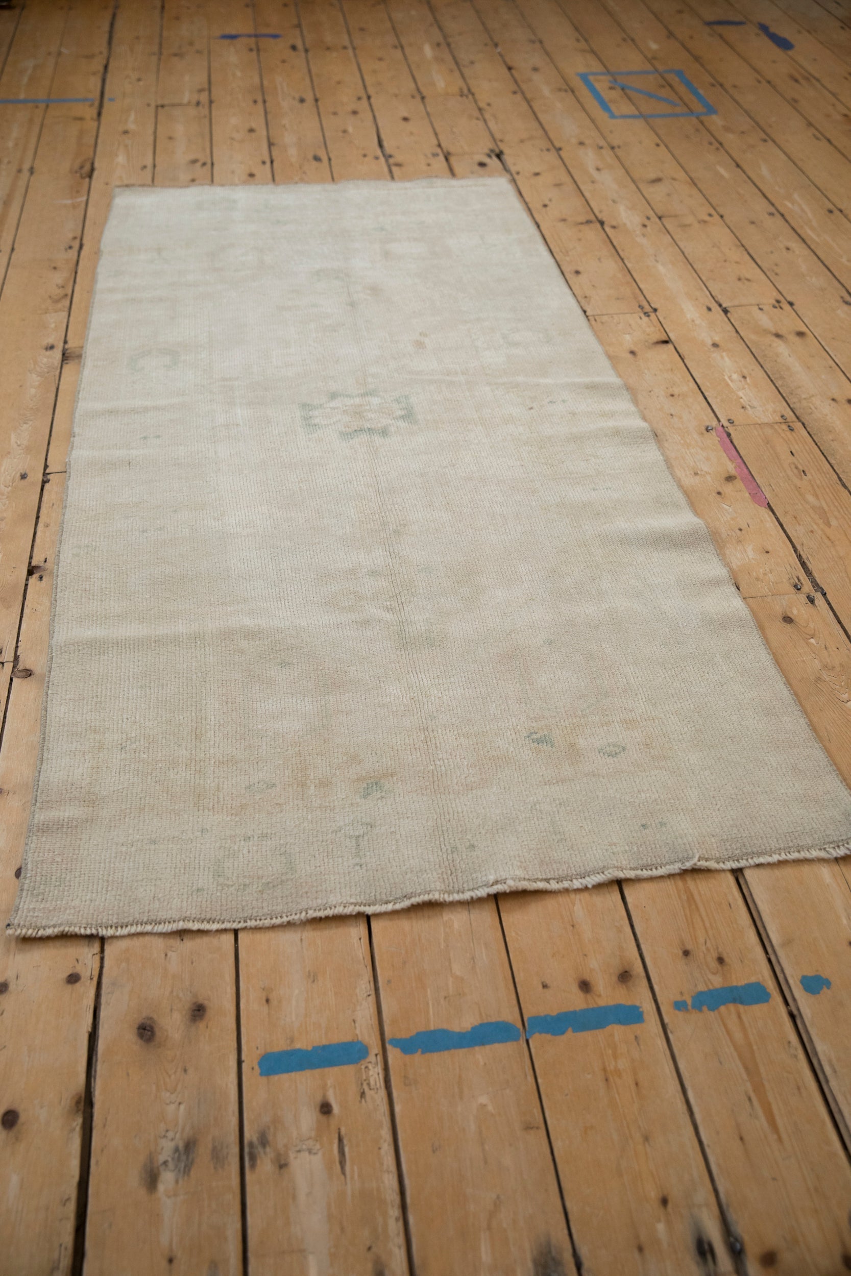 3x6.5 Vintage Distressed Oushak Rug Runner by Old New House® - product image 5 for Resin Society