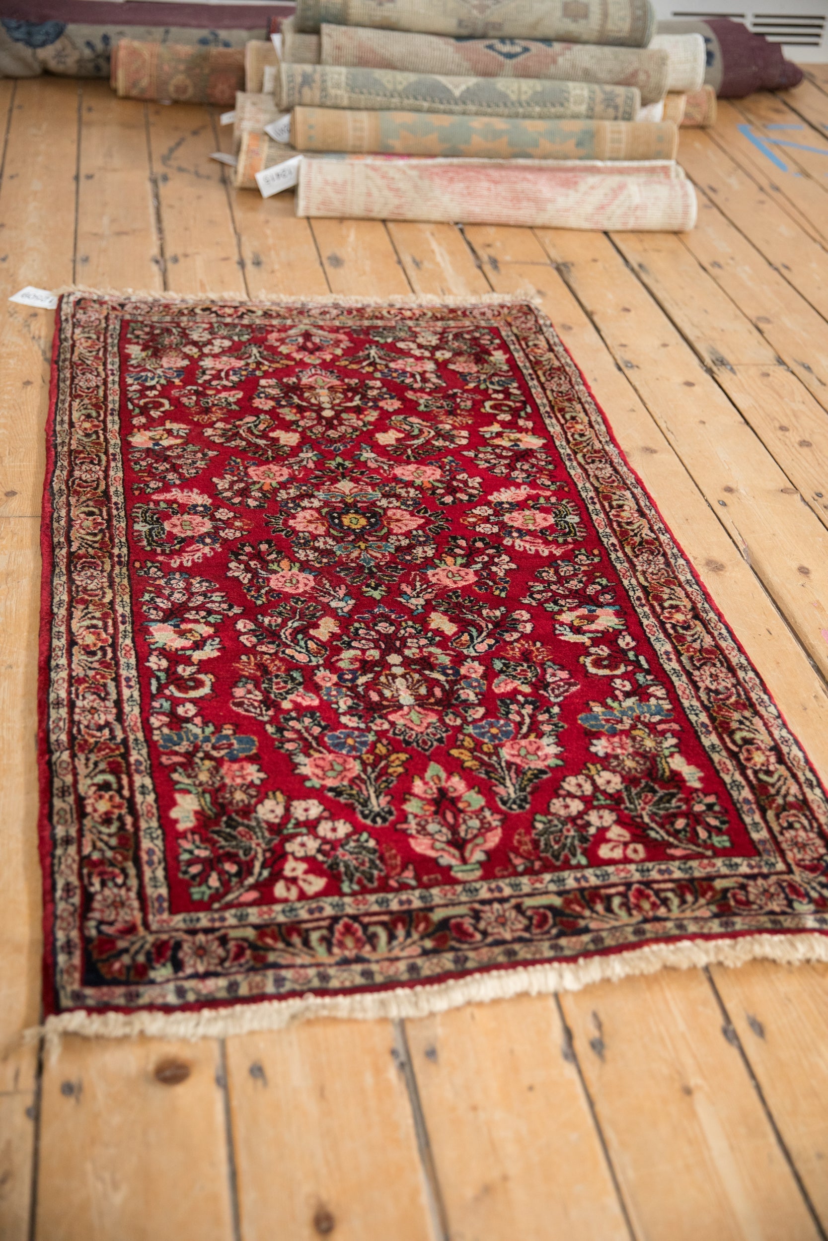 2.5x4.5 Vintage American Sarouk Rug by Old New House® - product image 4 for Resin Society