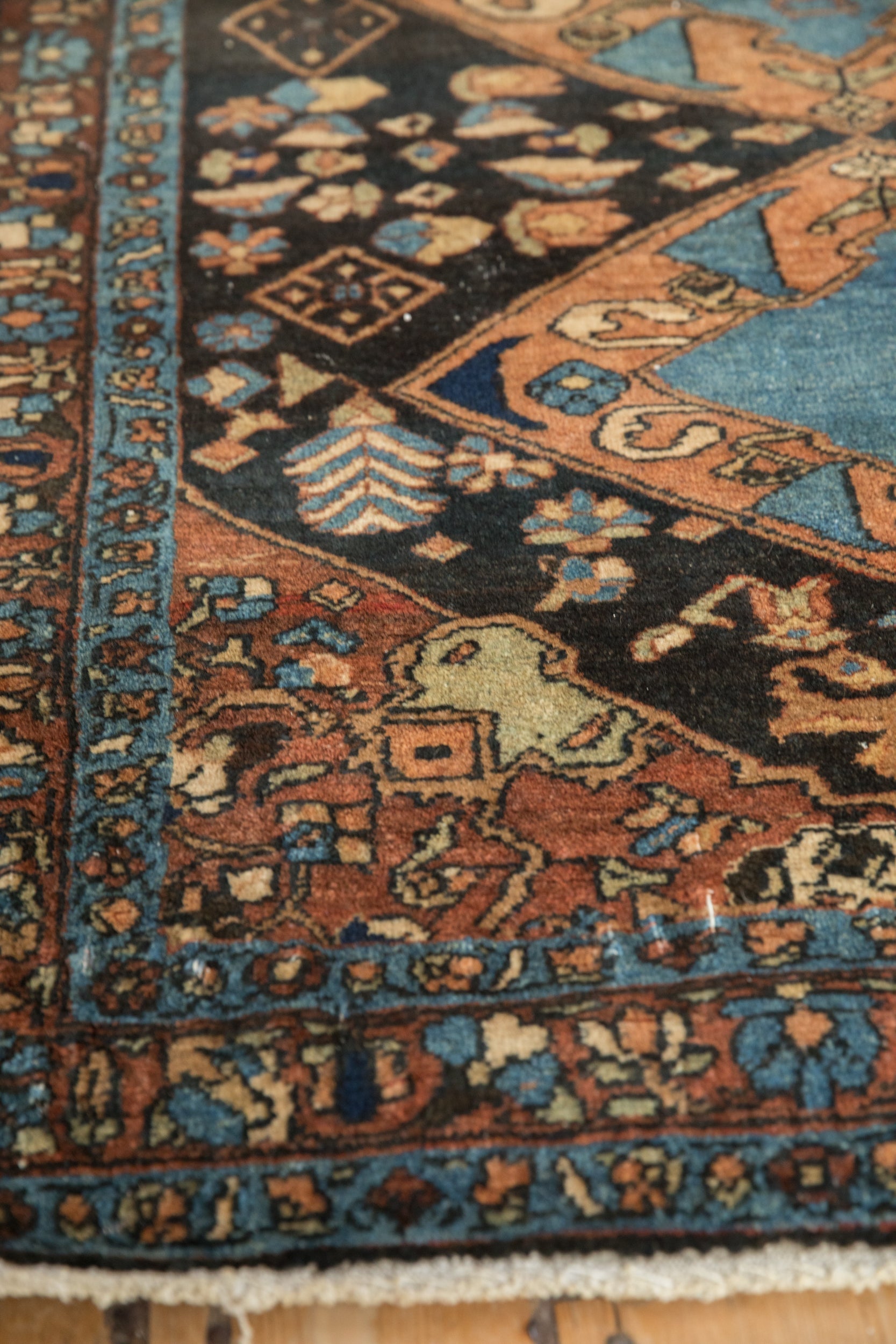 3.5x4.5 Vintage Fine Heriz Square Rug by Old New House® - product image 5 for Resin Society