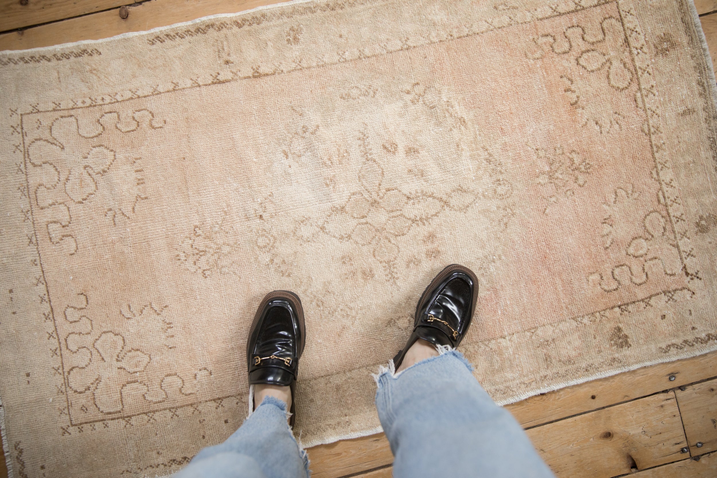 3x5 Vintage Distressed Oushak Rug by Old New House® - product image 2 for Resin Society