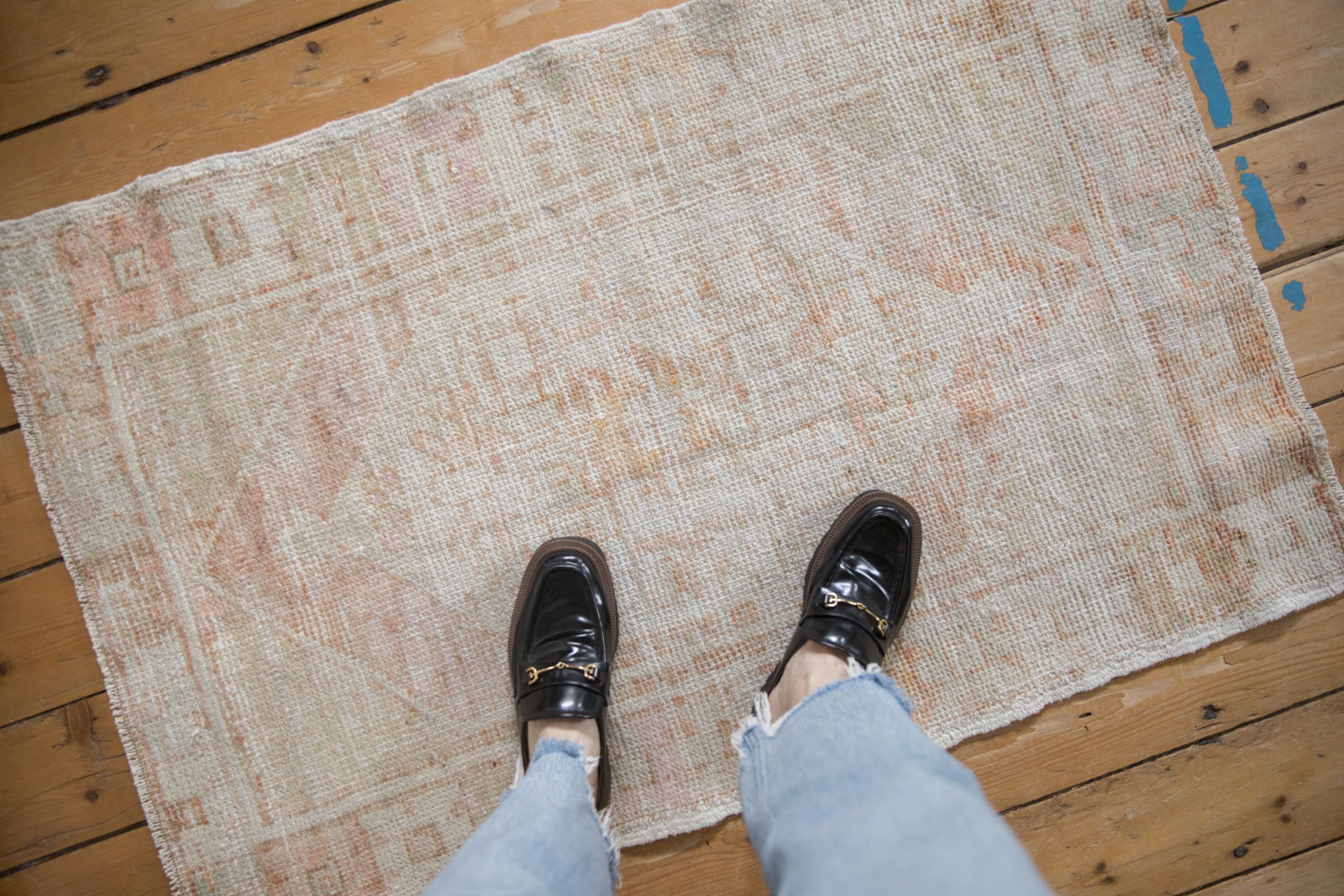 2.5x4 Vintage Distressed Oushak Rug by Old New House® - product image 2 for Resin Society