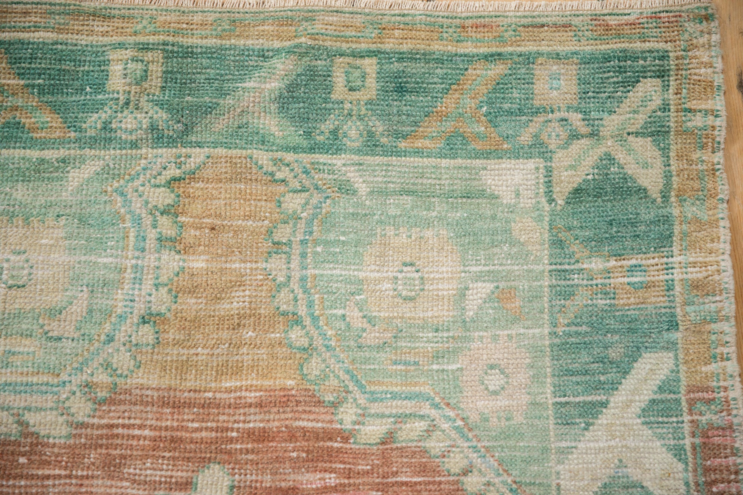 3x5.5 Vintage Distressed Oushak Rug by Old New House® - product image 3 for Resin Society
