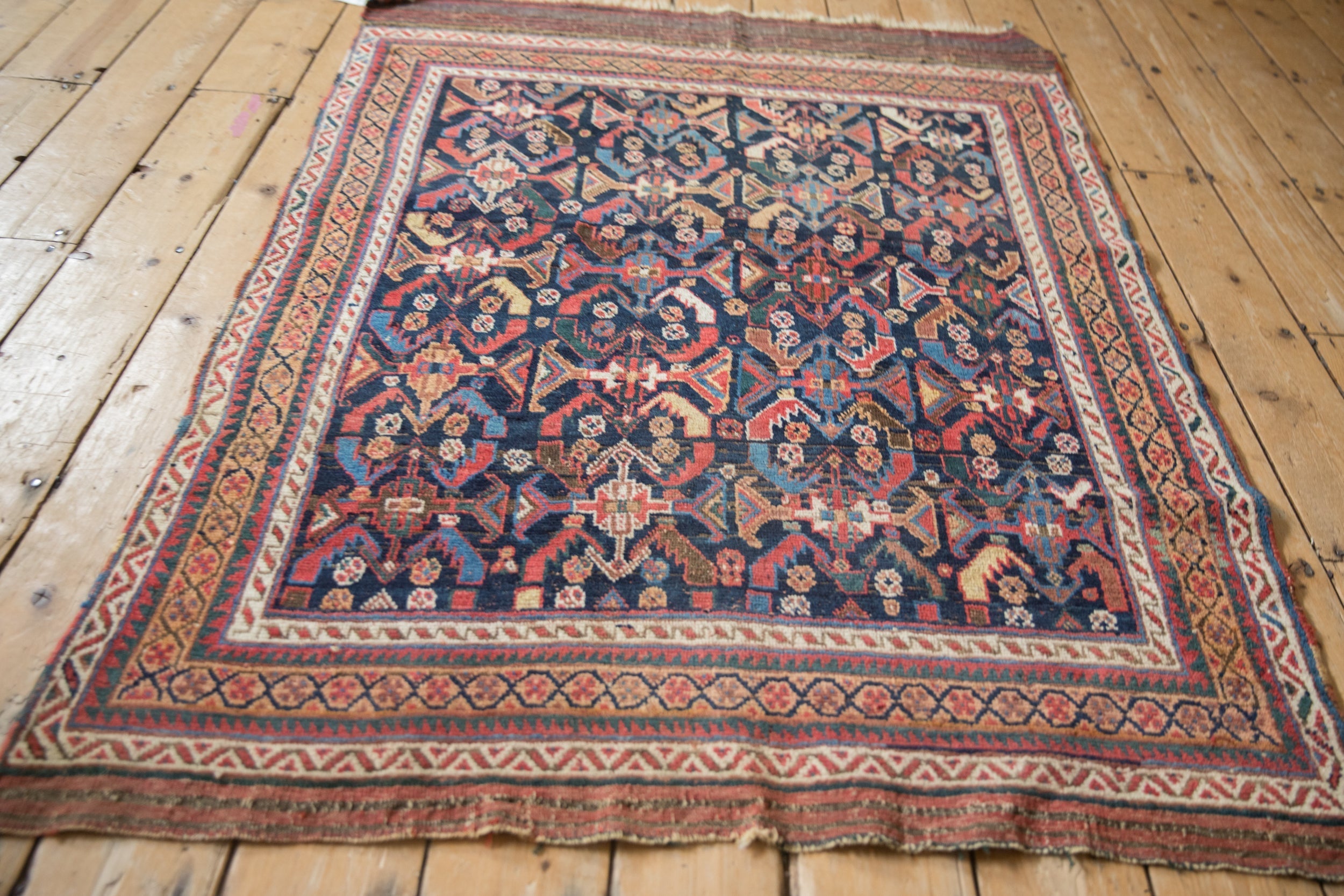 4x5.5 Antique Afshar Rug by Old New House® - product image 8 for Resin Society