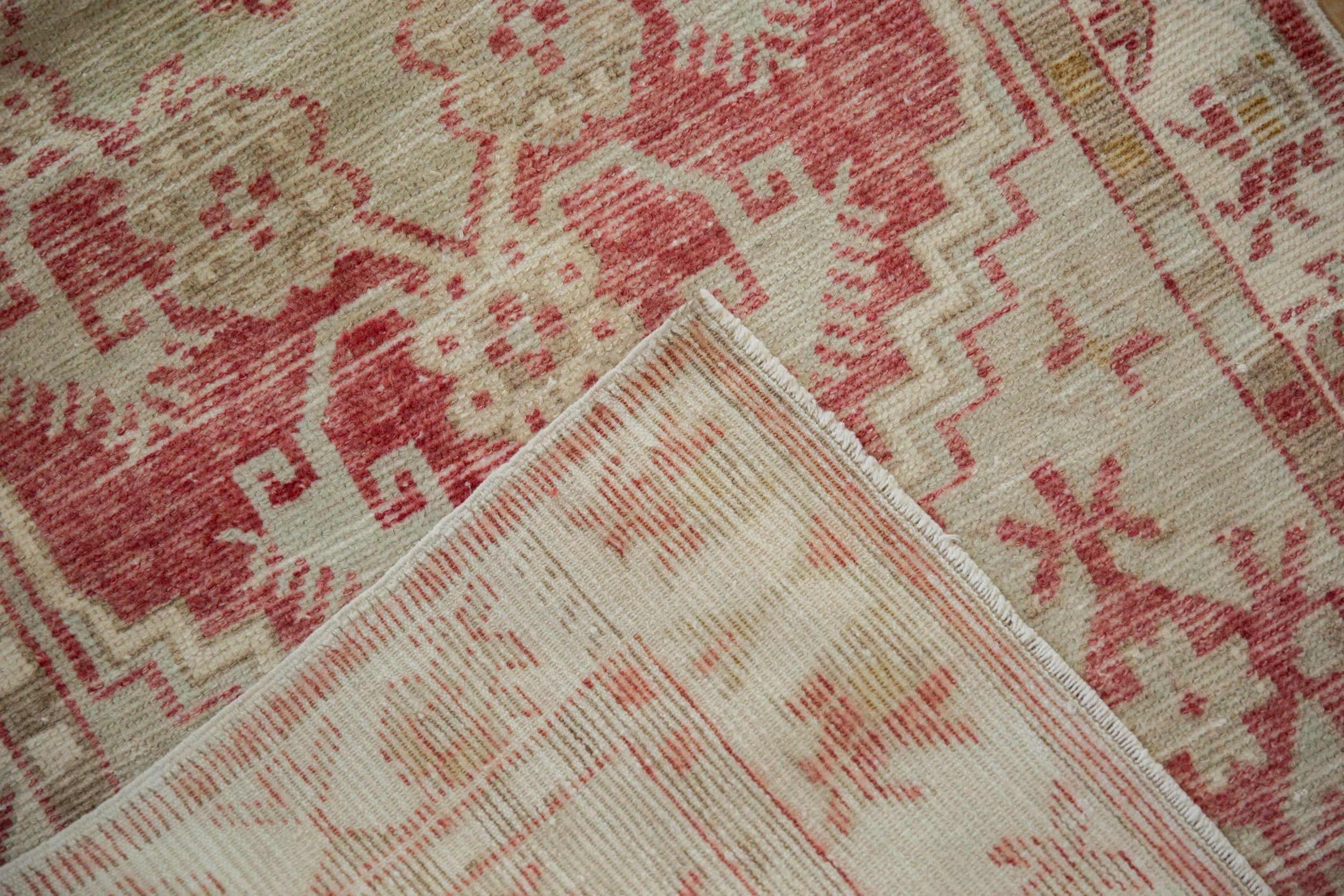 2.5x5 Vintage Distressed Oushak Rug Runner by Old New House® - product image 9 for Resin Society