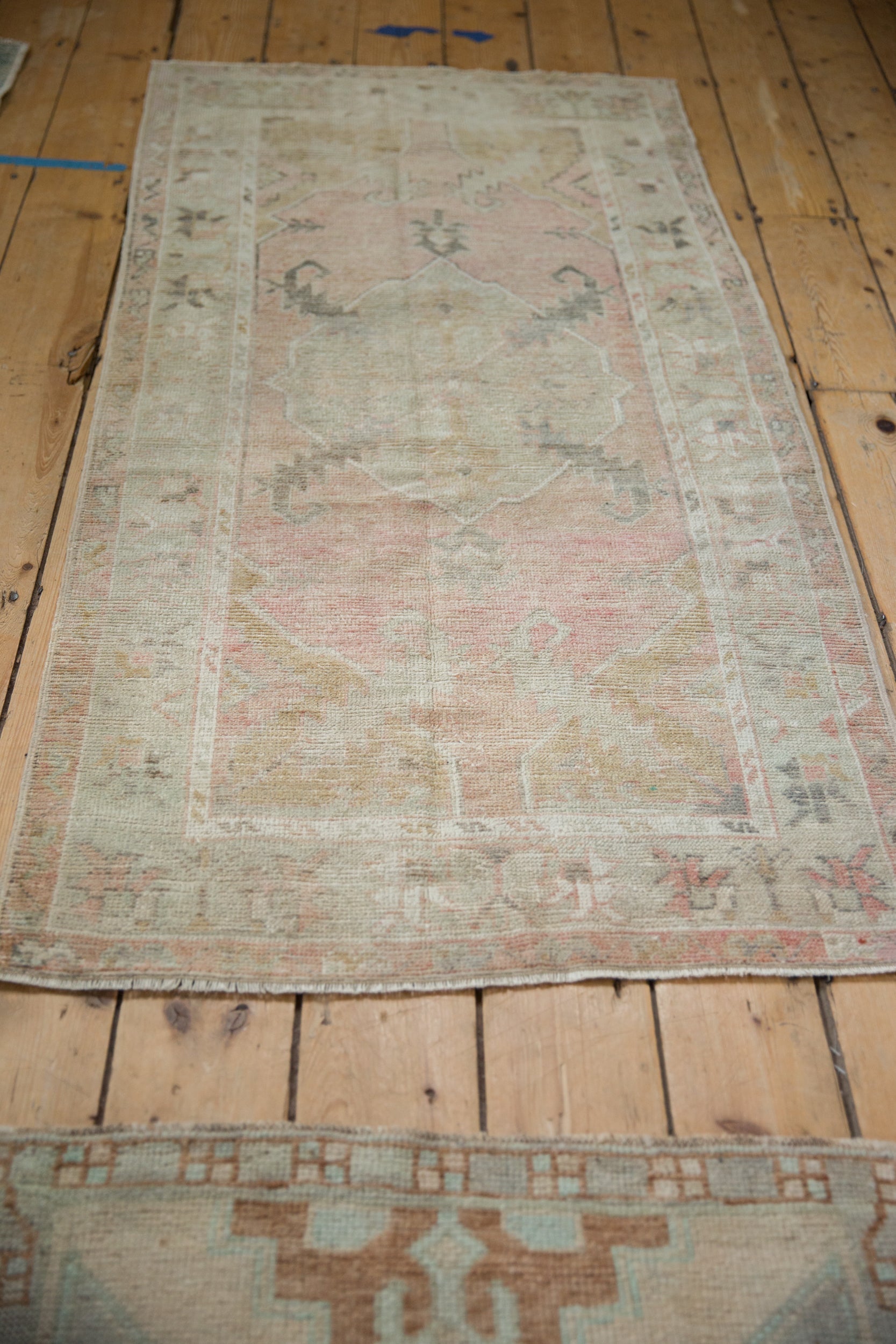 2.5x5.5 Vintage Distressed Oushak Rug Runner by Old New House® - product image 6 for Resin Society
