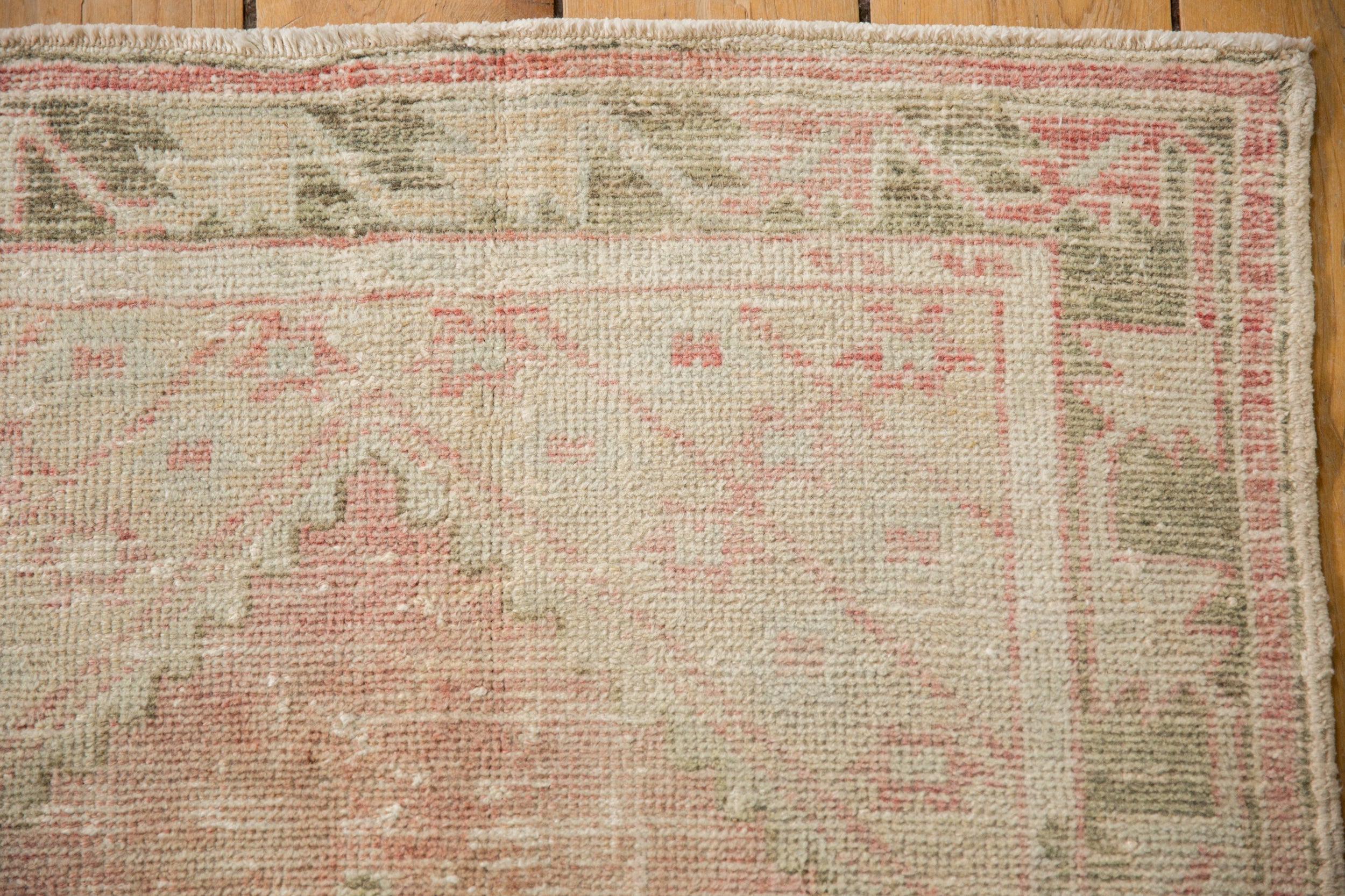 2.5x5.5 Vintage Distressed Oushak Rug Runner by Old New House® - product image 4 for Resin Society