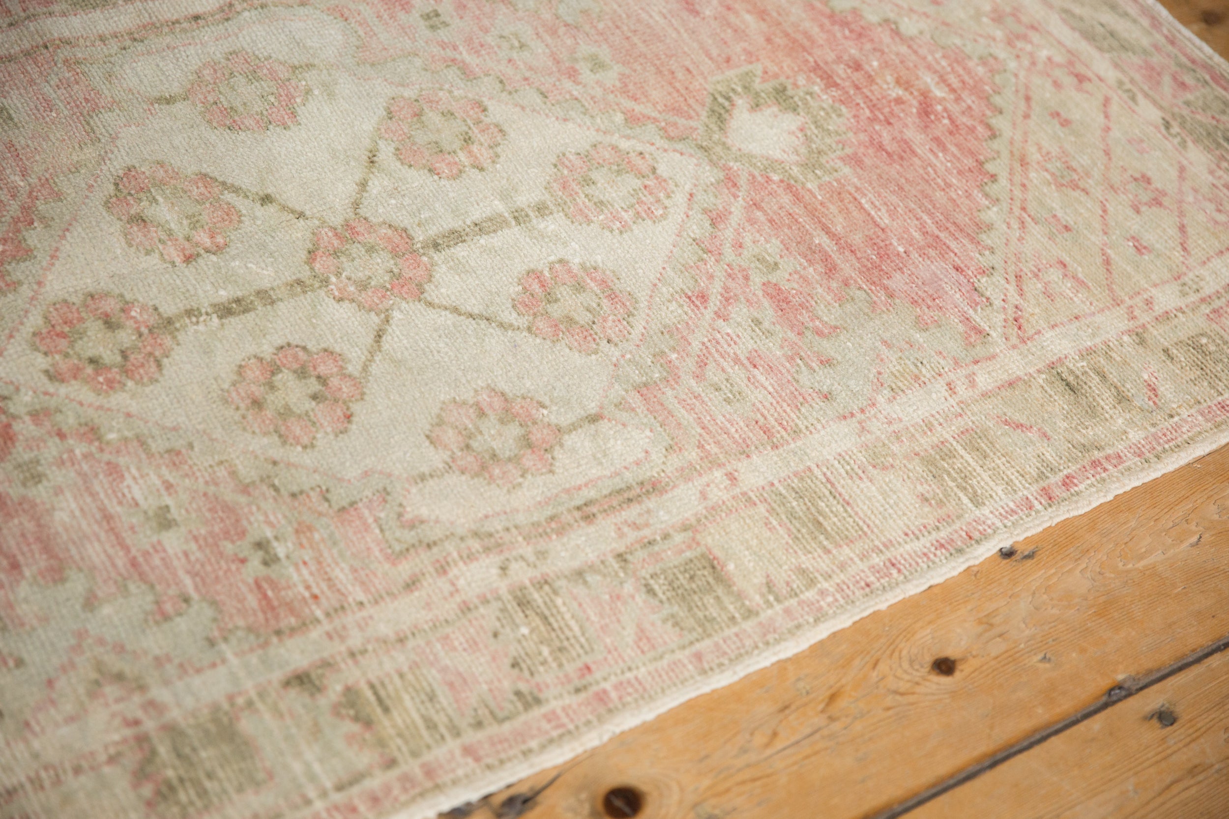 2.5x5.5 Vintage Distressed Oushak Rug Runner by Old New House® - product image 10 for Resin Society