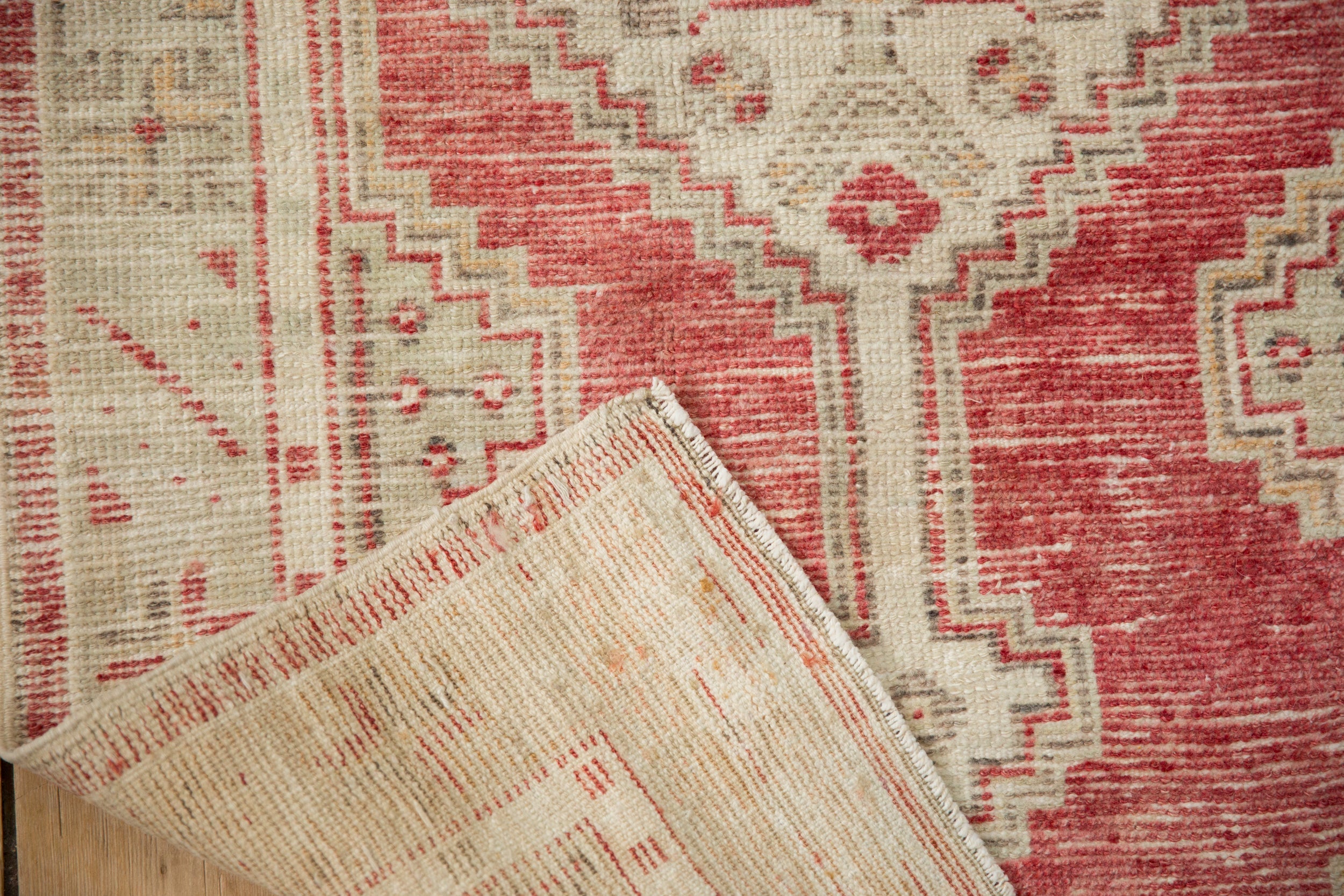 2.5x5 Vintage Distressed Oushak Rug Runner by Old New House® - product image 9 for Resin Society
